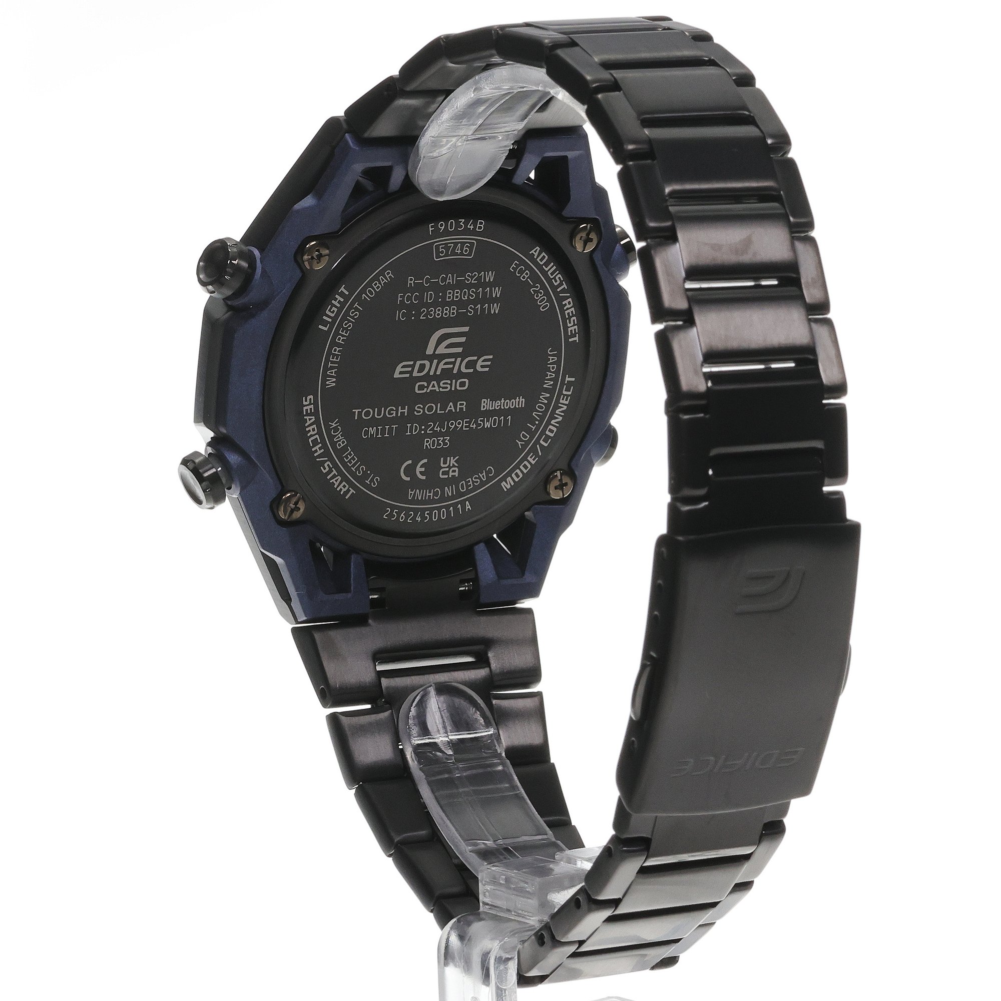 EDIFICE ECB-2300DC-1AEF zegarek męski EDIFICE Premium czarny - miniatura 4