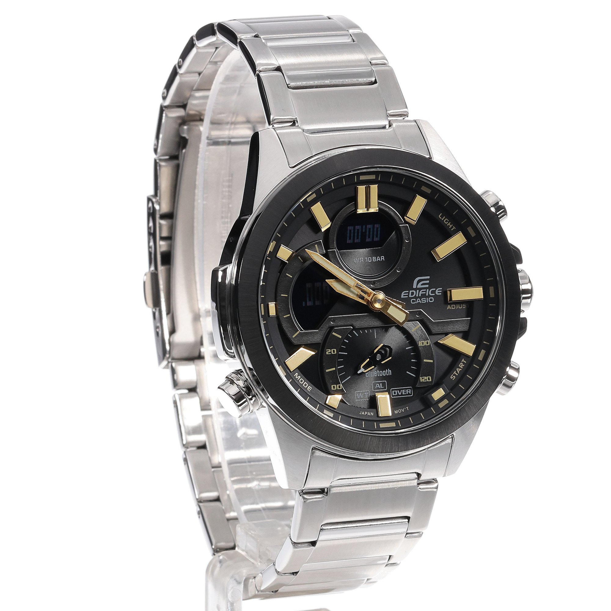 EDIFICE ECB-30DB-1A9EF męski zegarek EDIFICE Premium bransoleta