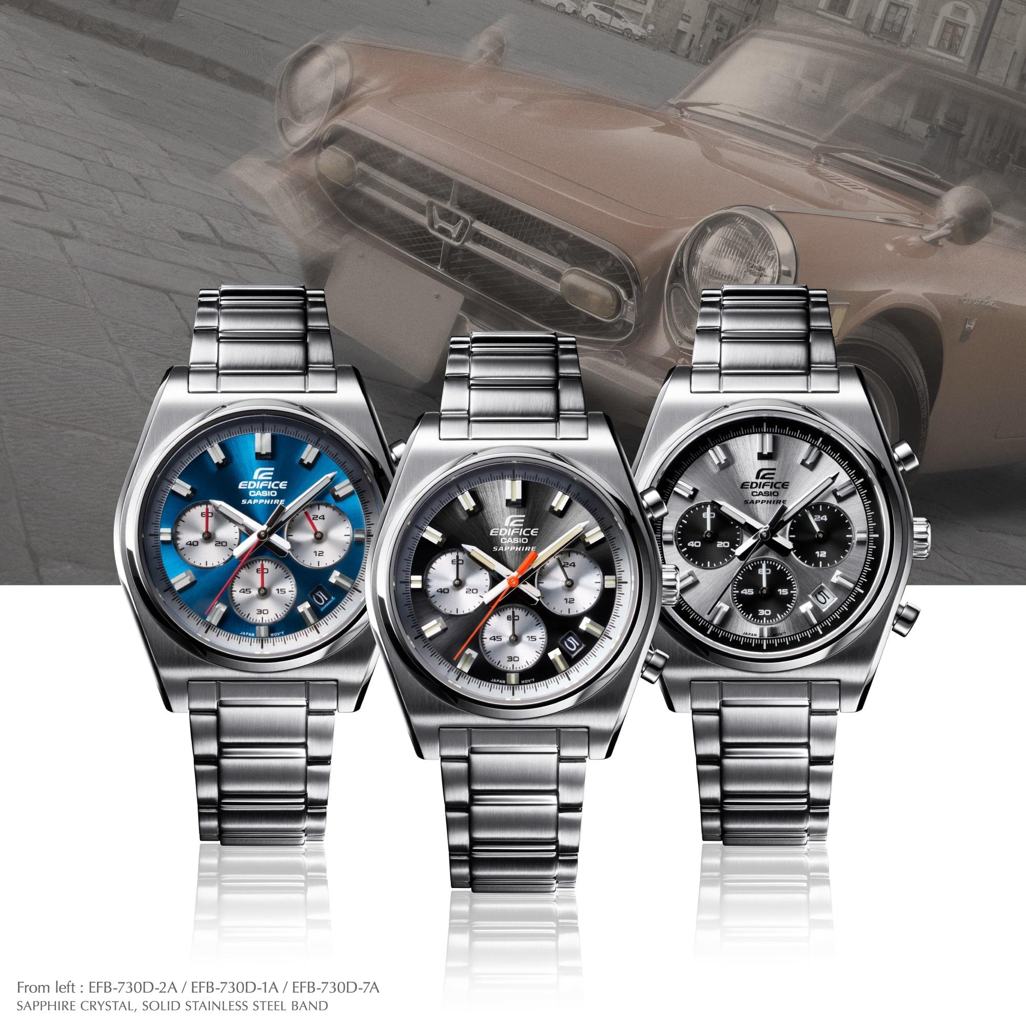 EDIFICE EFB-730D-2AVUEF Edifice zegarek męski szafirowe