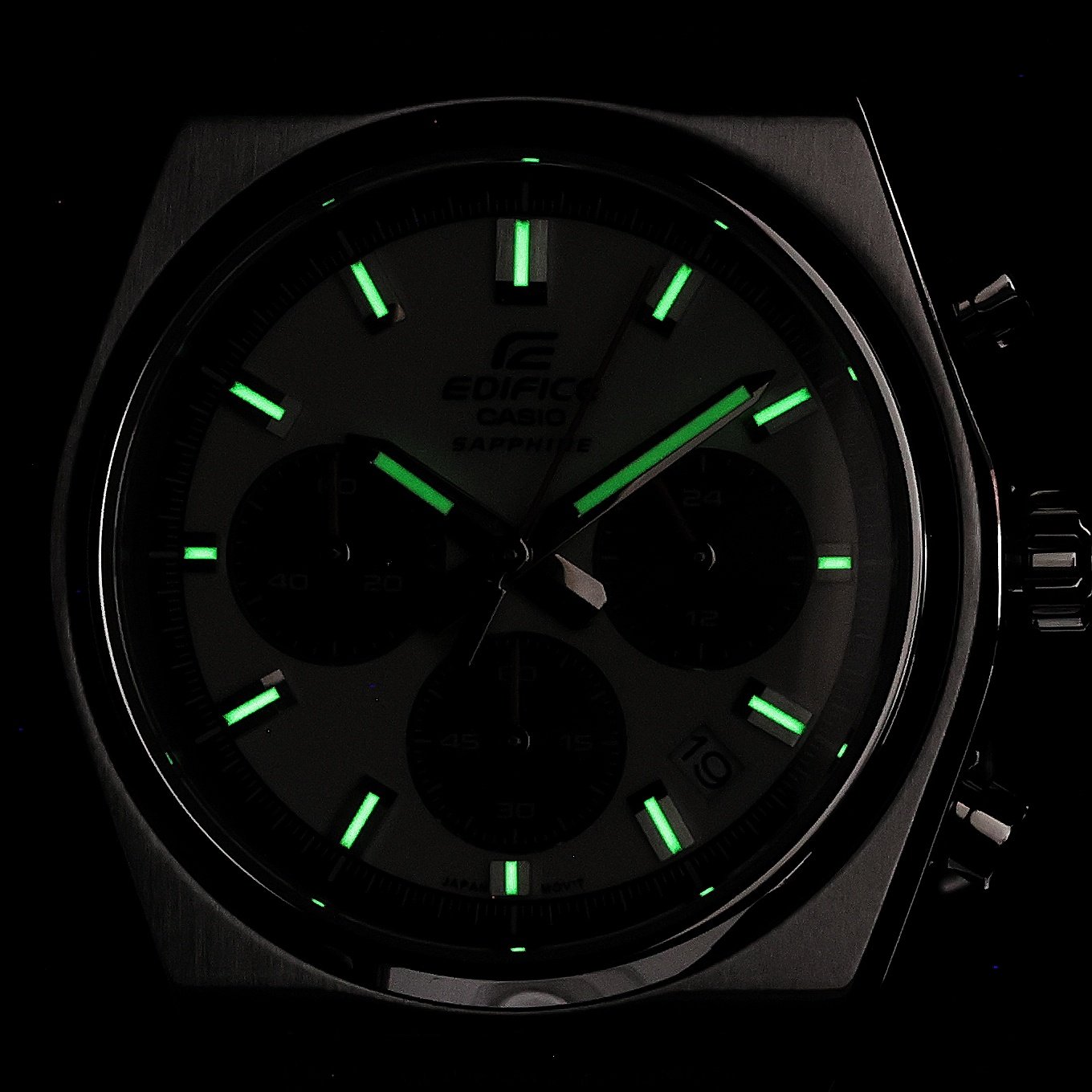 EDIFICE EFB-730L-7AVUEF zegarek srebrny sportowy Edifice pasek - miniatura 5