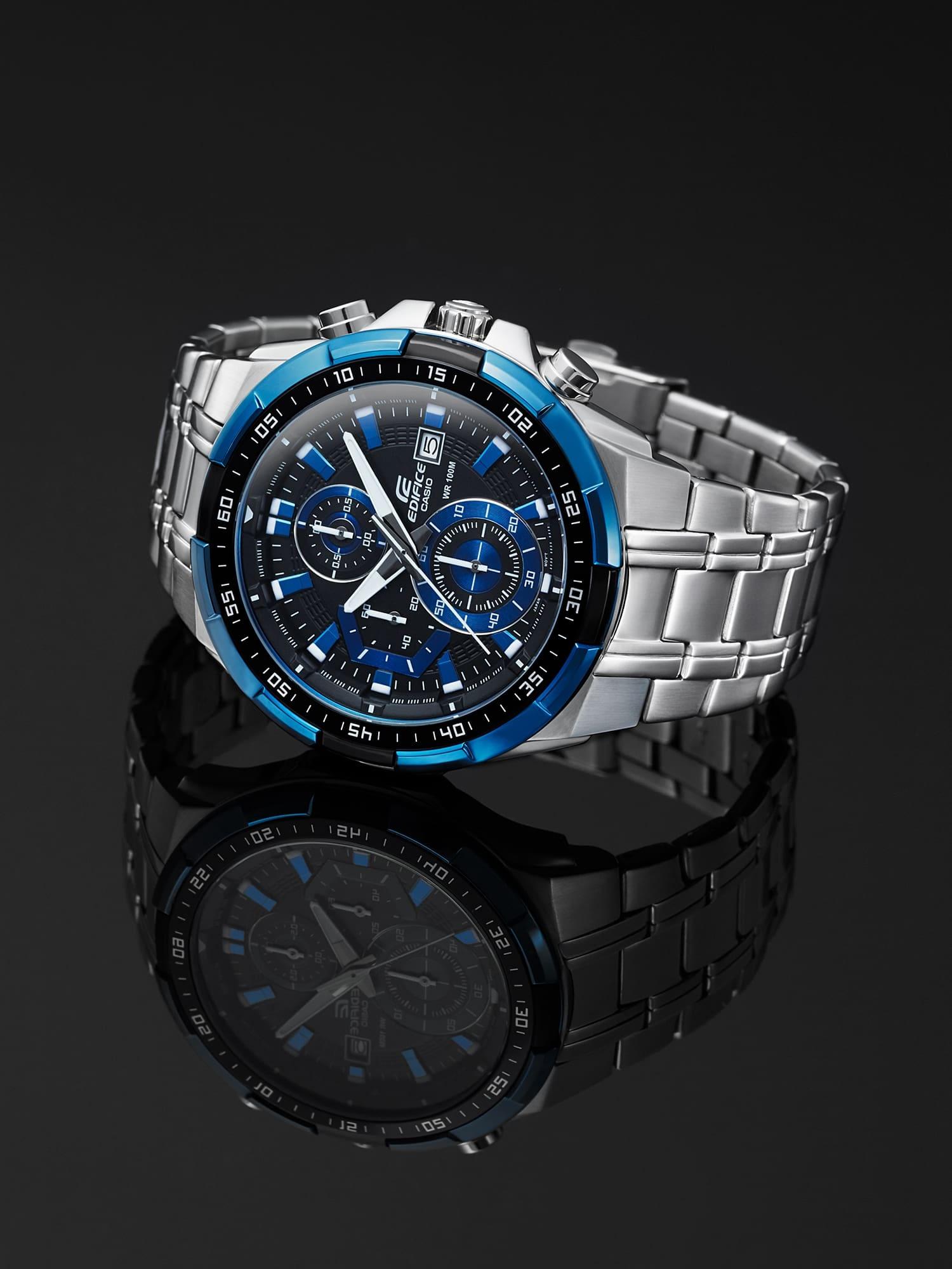 EDIFICE EFR-539D-1A2VUEF zegarek srebrny klasyczny EDIFICE Momentum bransoleta - miniatura 3