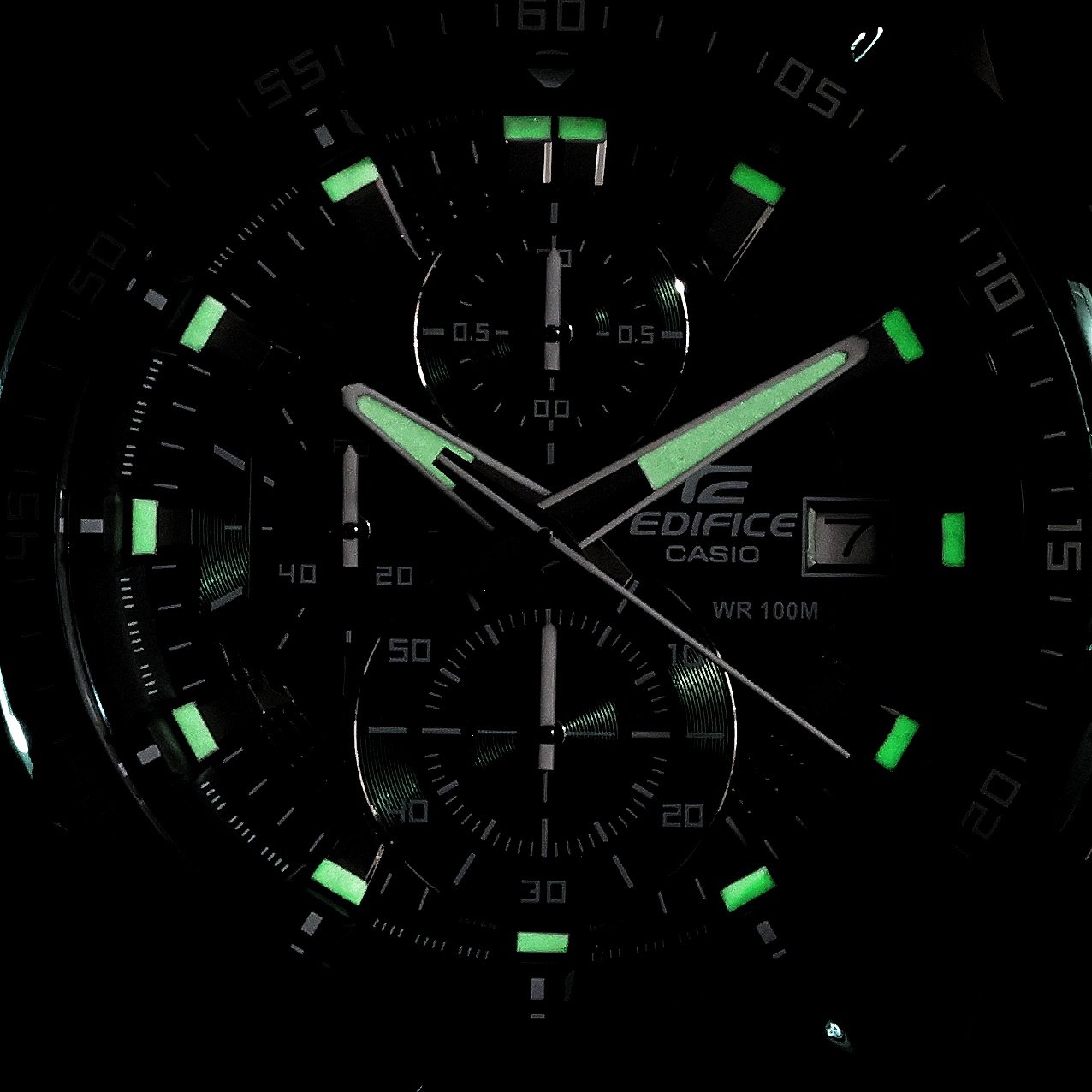 EDIFICE EFR-539DE-3AVUEF zegarek srebrny klasyczny Edifice bransoleta