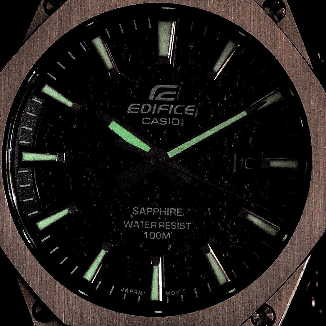 EDIFICE EFR-S108DE-3AVUEF zegarek srebrny klasyczny Edifice bransoleta - miniatura 5