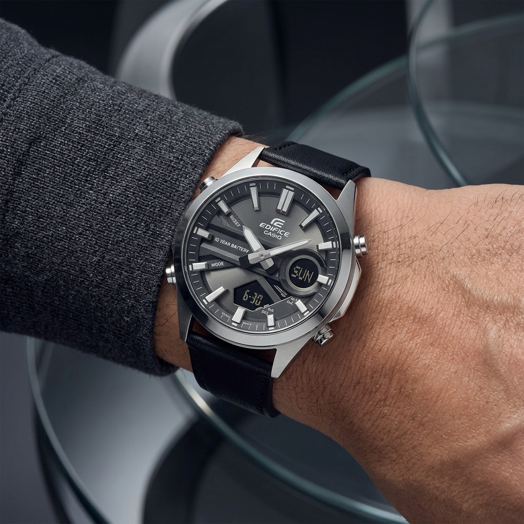 EDIFICE EFV-C120L-8AEF zegarek męski EDIFICE Momentum - miniatura 2