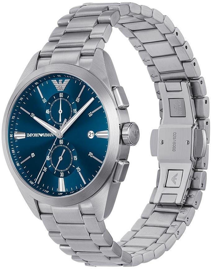 Emporio Armani AR11541 zegarek srebrny fashion-modowy Claudio bransoleta - miniatura 4