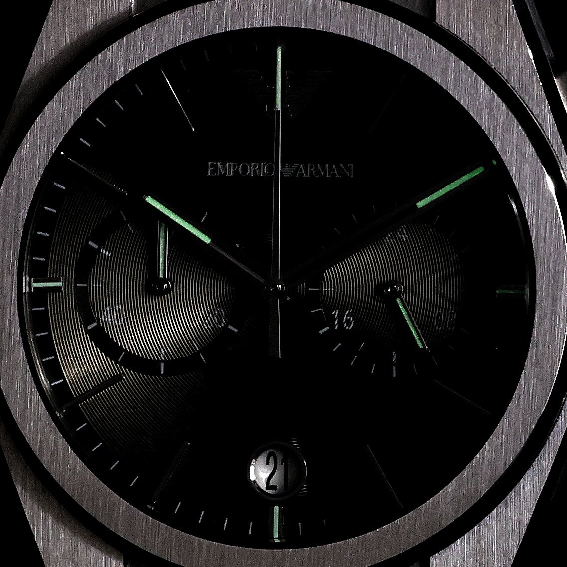 Emporio Armani AR11640 Federico Chronograph zegarek męski klasyczny mineralne - miniatura 5