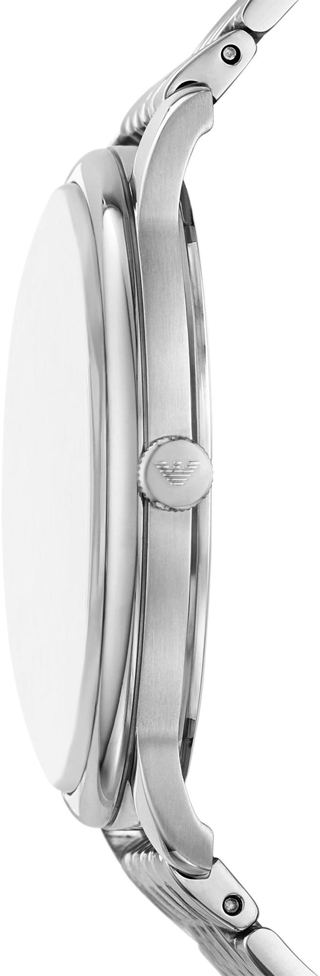 Emporio Armani AR11644 zegarek srebrny klasyczny Classics bransoleta - miniatura 5