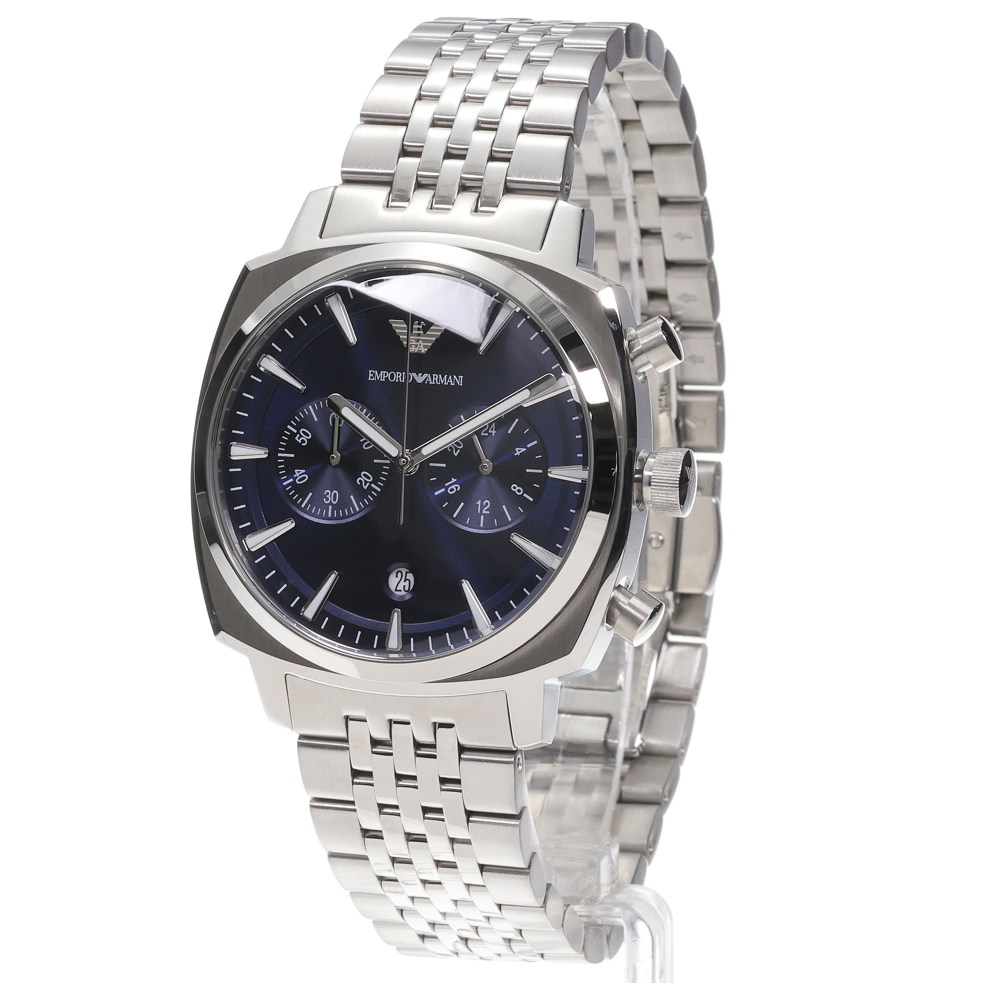 Emporio Armani AR11688 Classics Silver Mens Watch zegarek męski klasyczny mineralne - miniatura 2