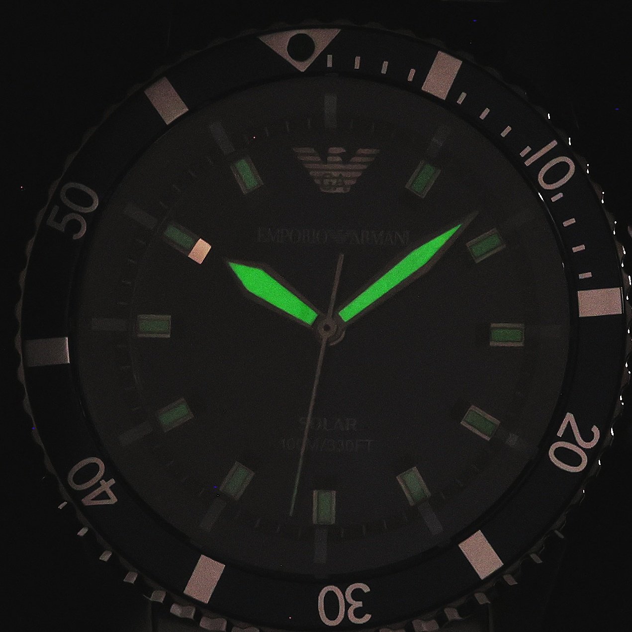 Emporio Armani AR11697 Diver fashion-modowy zegarek srebrny - miniatura 5