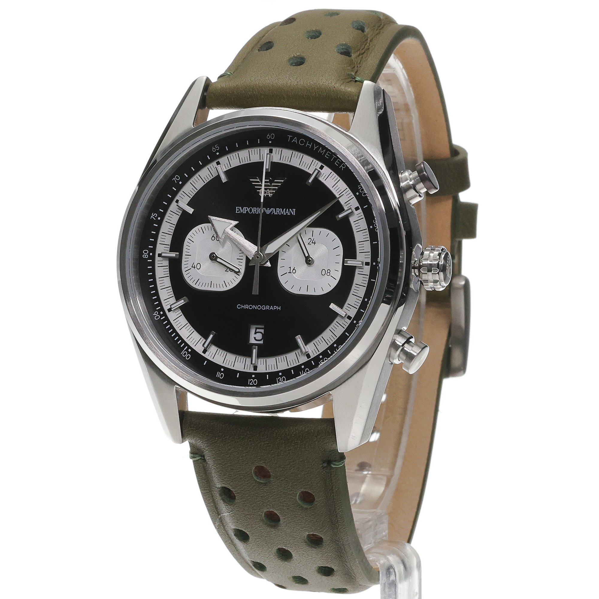 Emporio Armani AR11709 Emporio Armani sportowy zegarek srebrny - miniatura 2