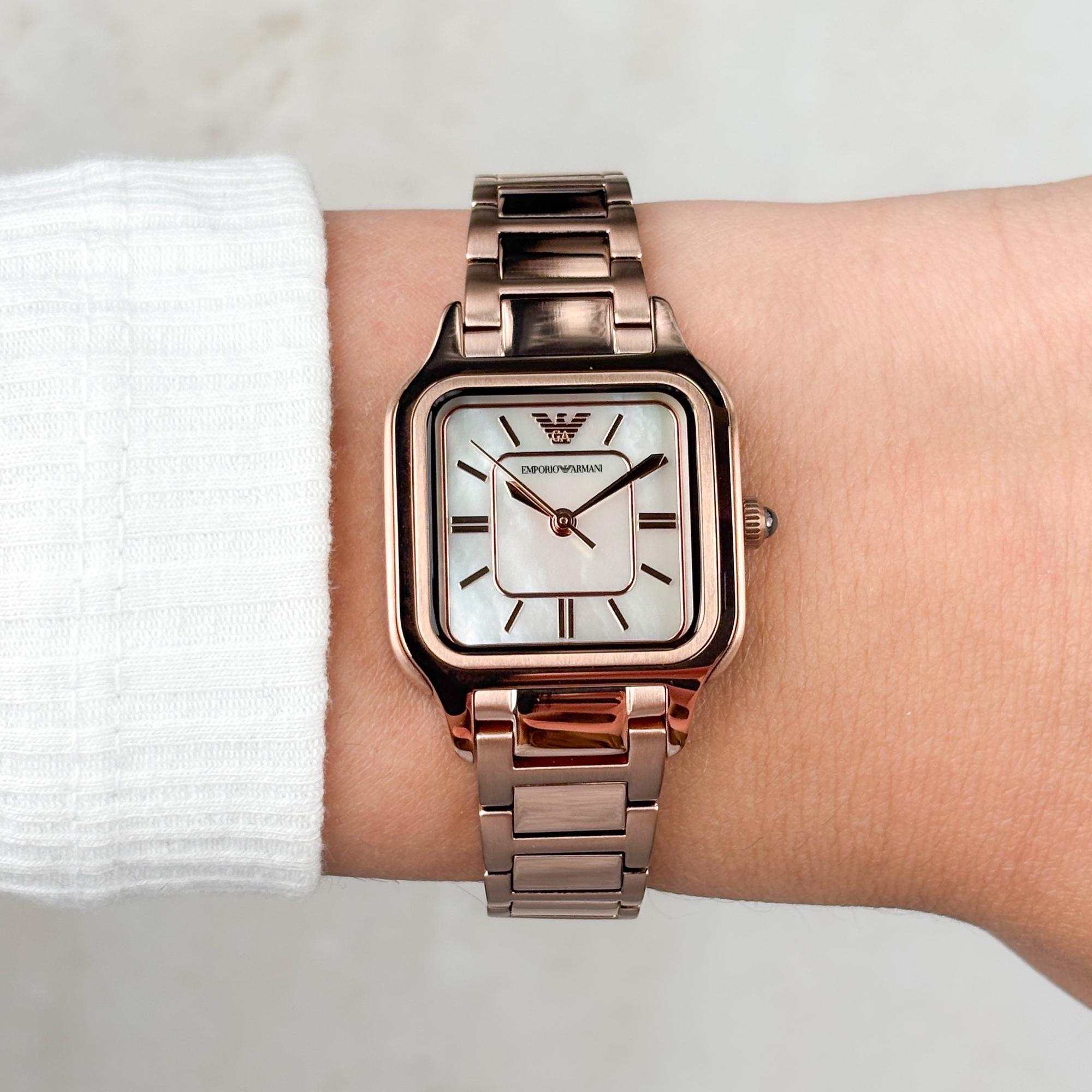 Emporio Armani AR11743 Ladies Cecilia zegarek damski klasyczny mineralne - miniatura 8