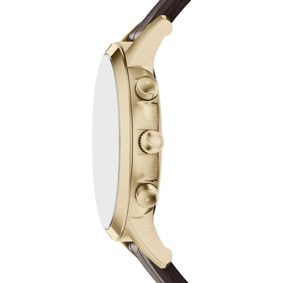 Emporio Armani AR11822 zegarek złoty fashion-modowy Mens pasek - miniatura 3
