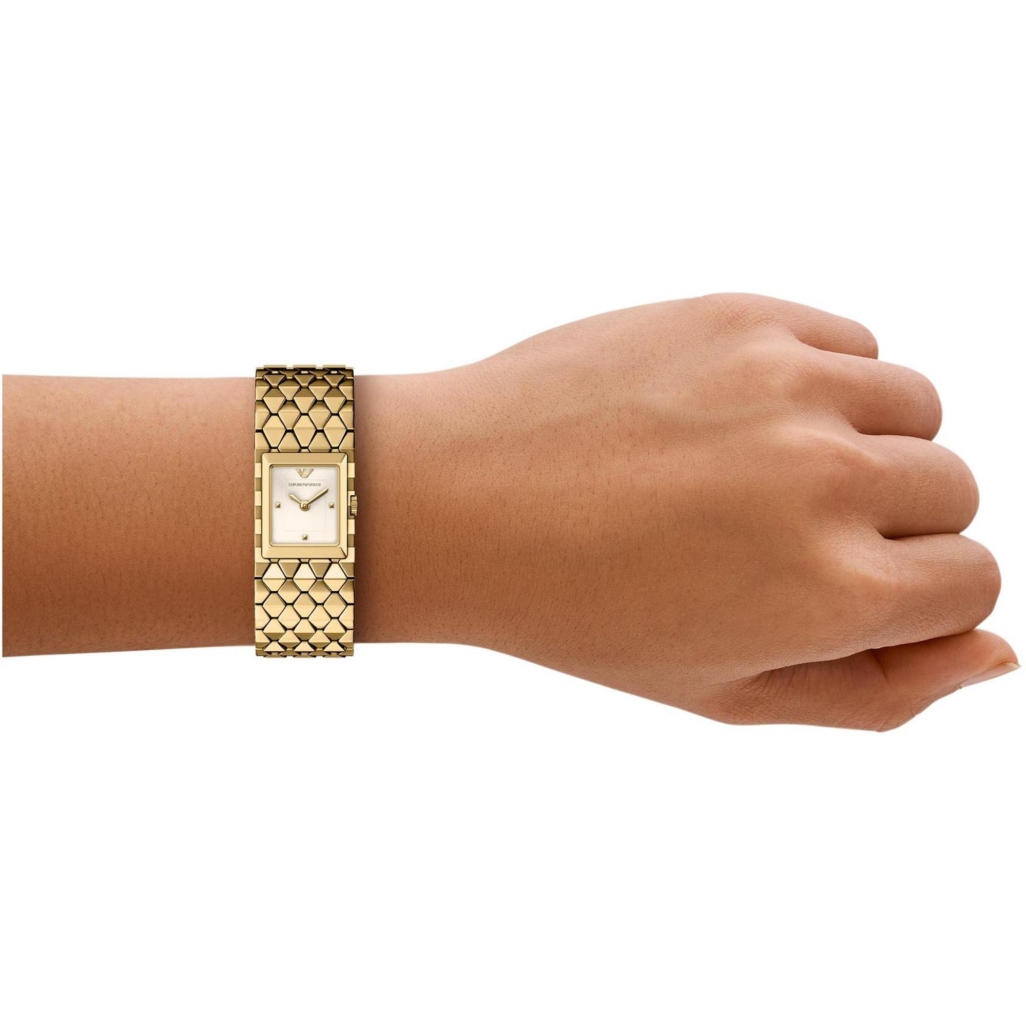 Emporio Armani AR11827 Mia Ladies fashion-modowy zegarek złoty - miniatura 7
