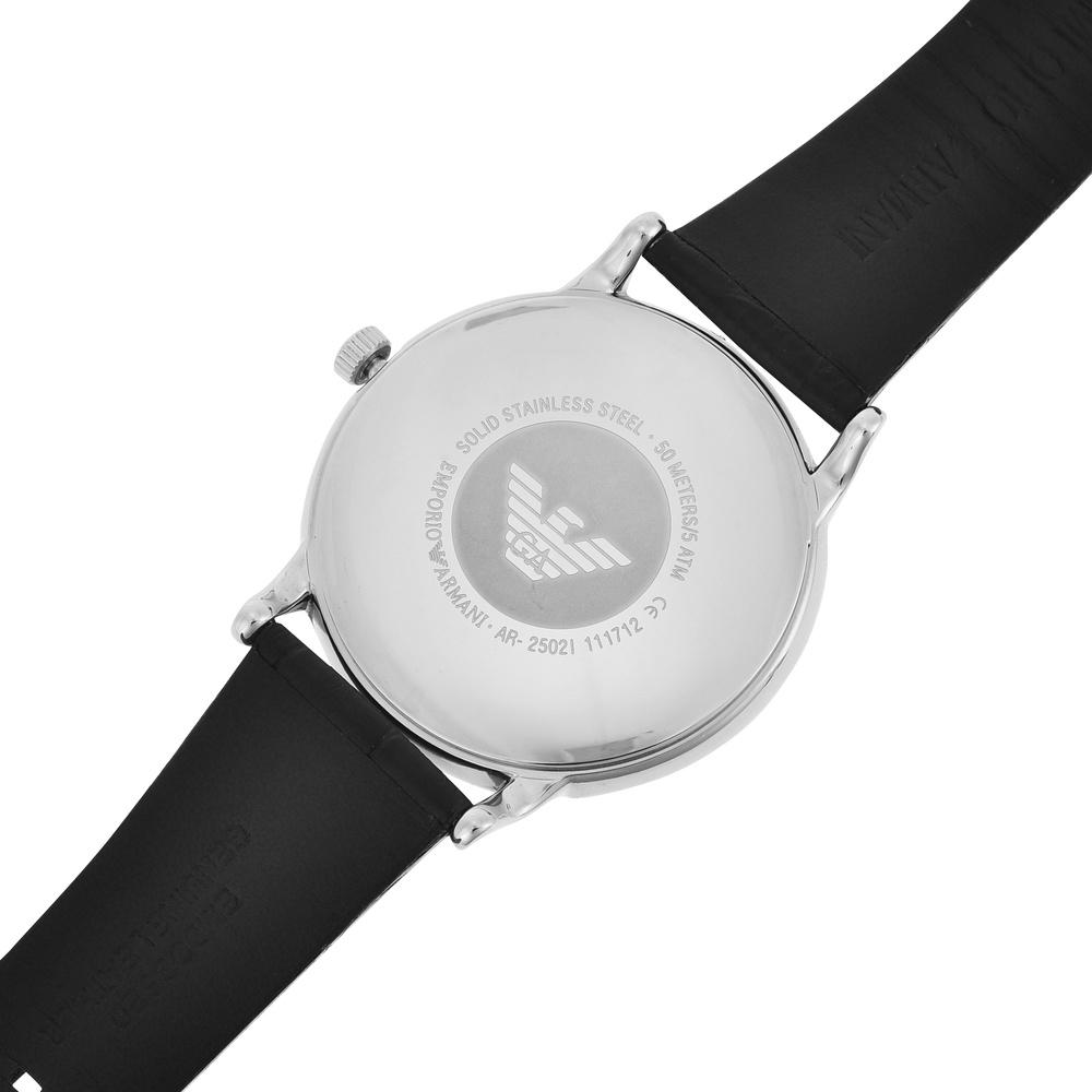 Emporio Armani AR2500 LUIGI Classics klasyczny zegarek srebrny - miniatura 8