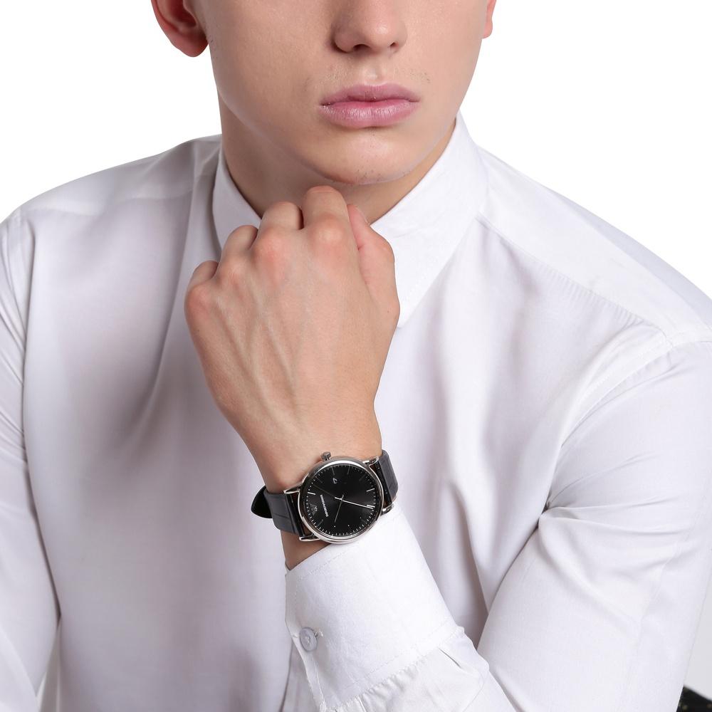 Emporio Armani AR2500 zegarek męski Classics srebrny - miniatura 10