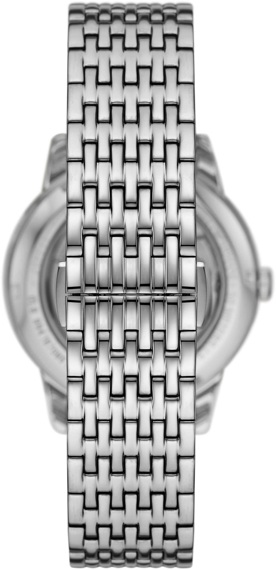 Emporio Armani AR60081 MINIMALIST AUTOMATIC Minimalist klasyczny zegarek srebrny - miniatura 7