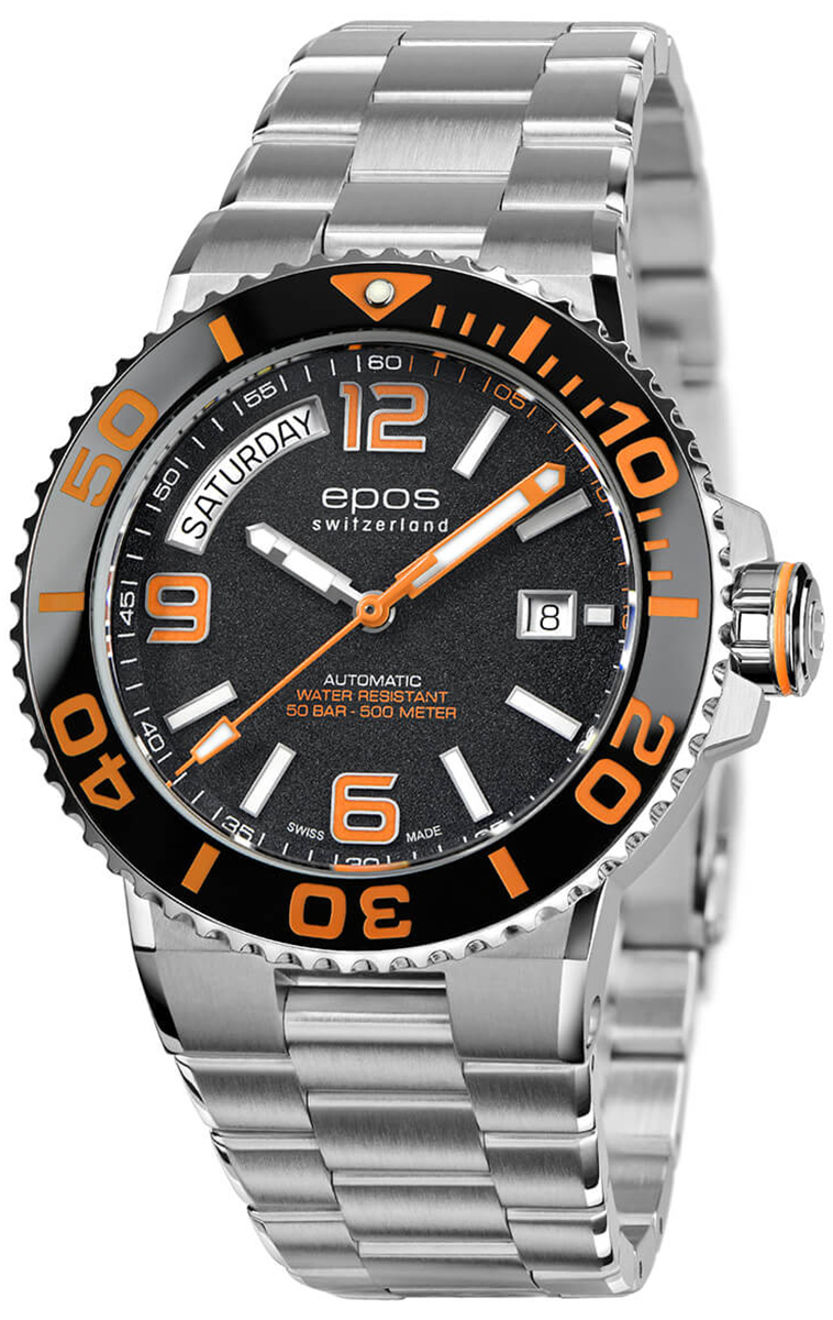 Sportive 3441 Diver Day Date Epos 3441.142.99.92.30 