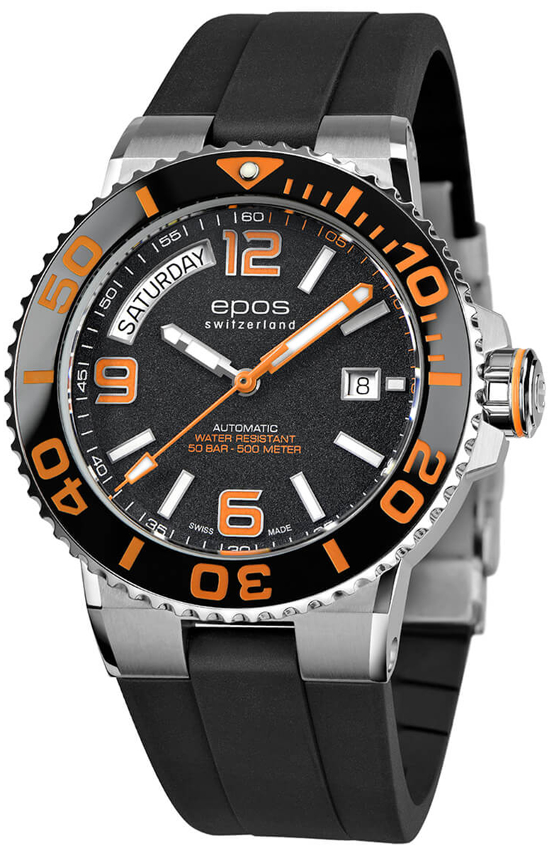 Sportive 3441 Diver Day Date Epos 3441.142.99.92.55 