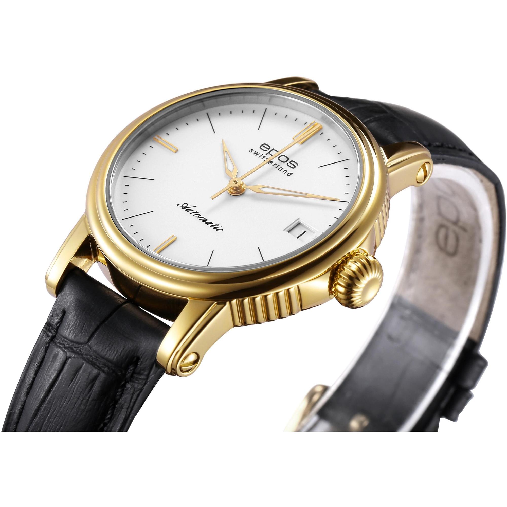 Epos 4390152221015 Ladies klasyczny zegarek złoty - miniatura 9