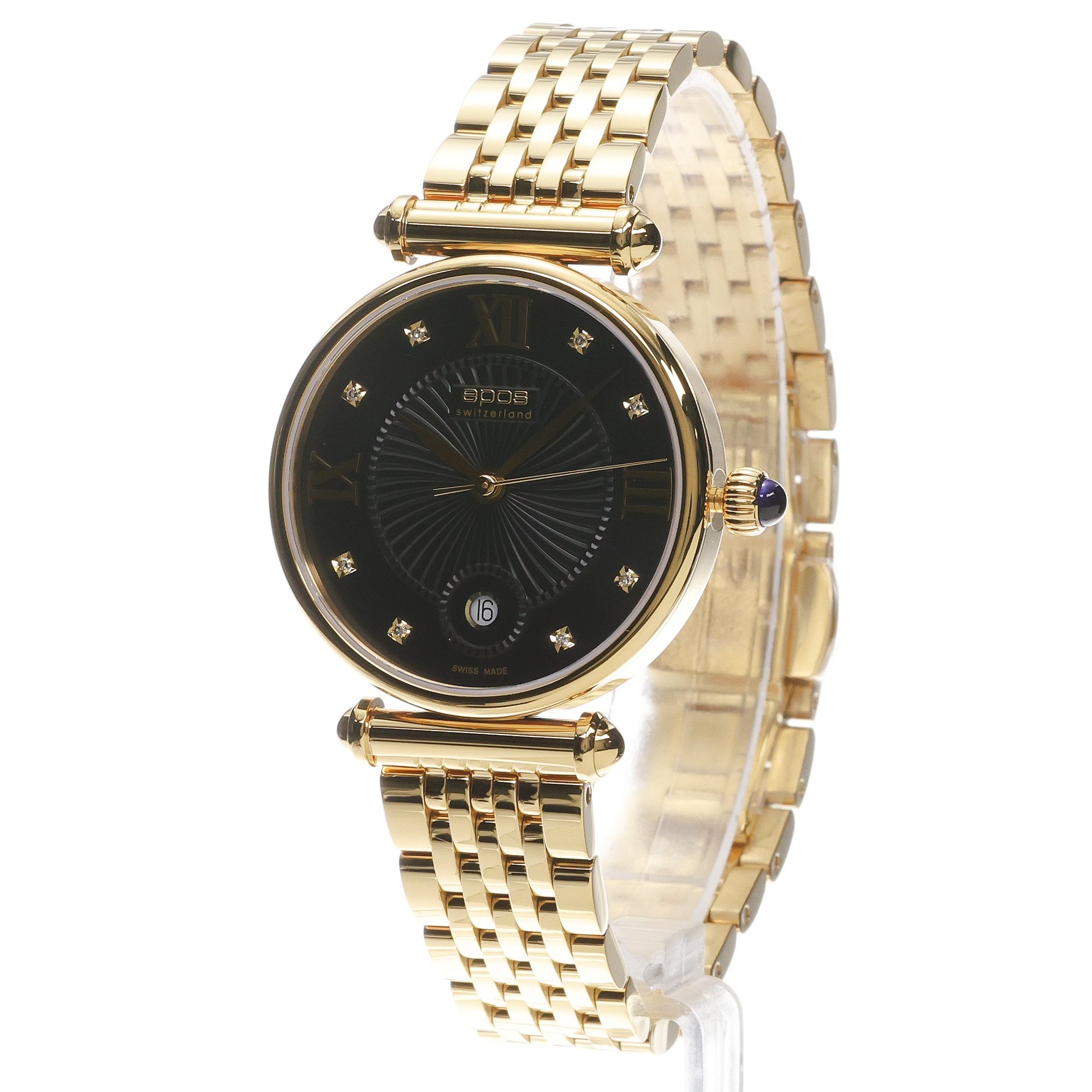 Epos 8000700229537 Ladies Ladies Diamonds zegarek damski elegancki szafirowe - miniatura 2