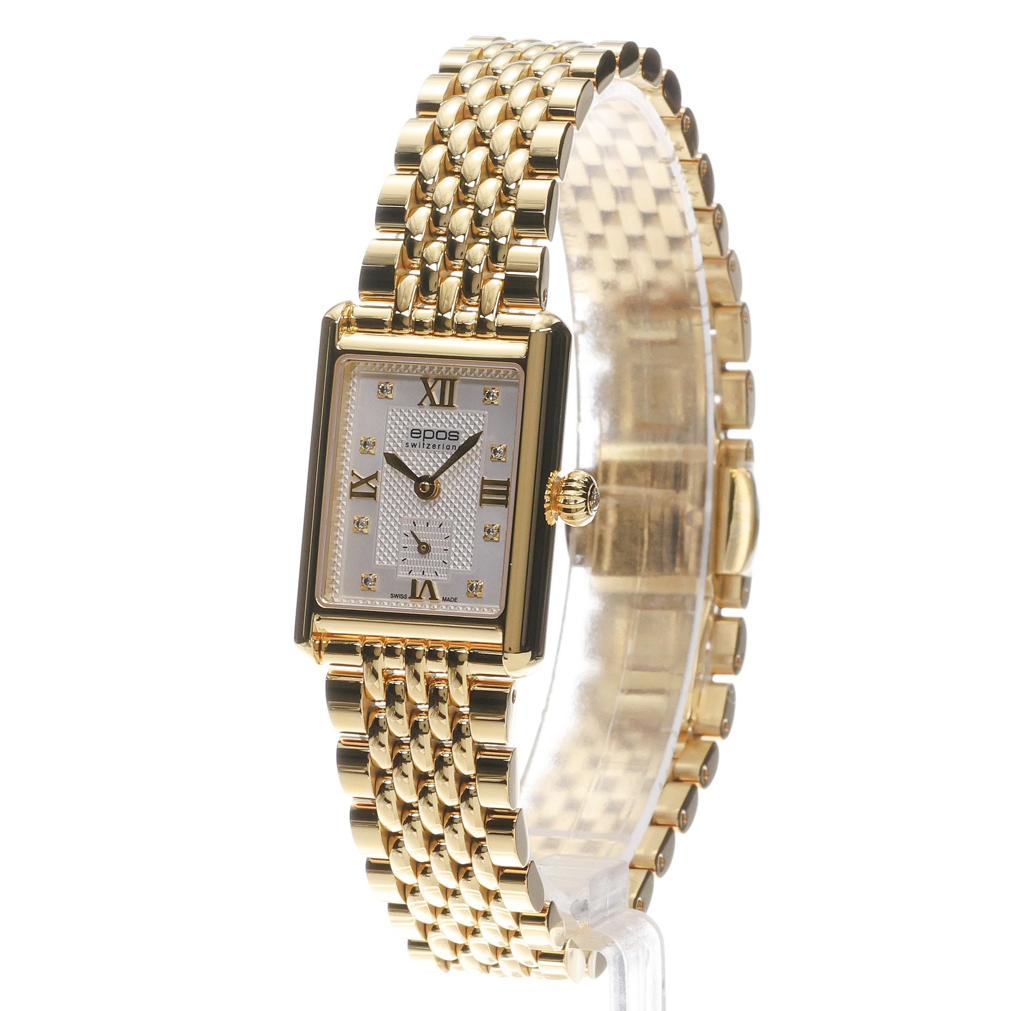 Epos 8002702228032 Ladies Ladies Req Diamonds zegarek damski klasyczny szafirowe