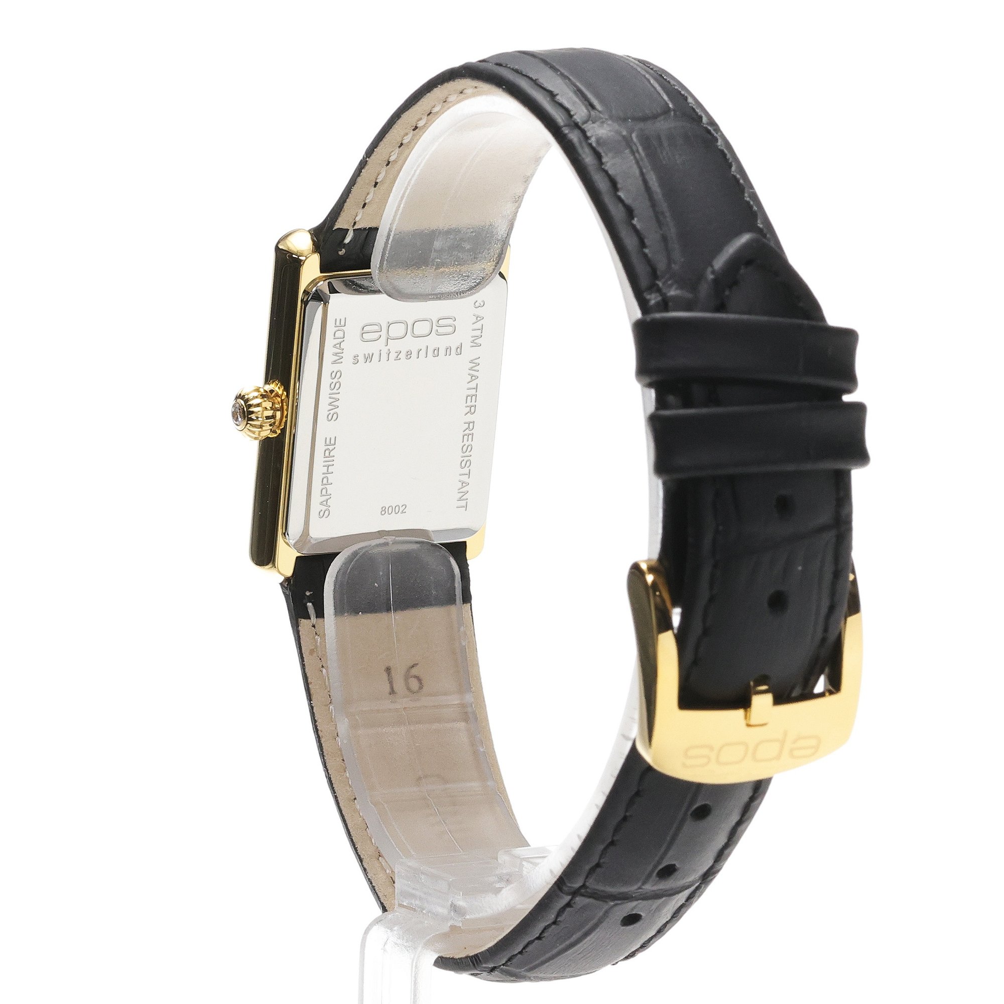 Epos 8002702228515 Ladies Ladies Req Diamonds zegarek damski klasyczny szafirowe - miniatura 4