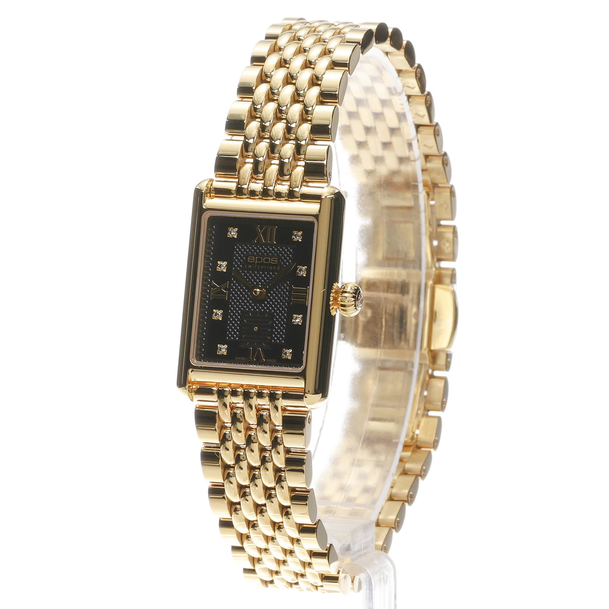 Epos 8002702228532 Ladies Ladies Req Diamonds zegarek damski klasyczny szafirowe