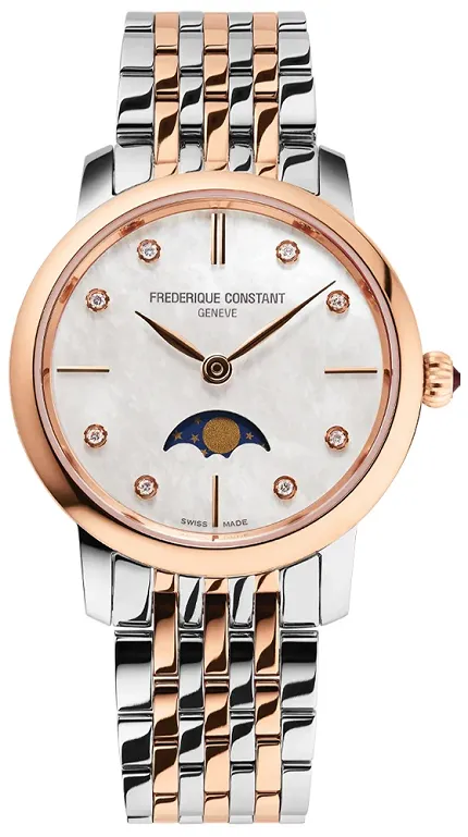Frederique Constant FC-206MPWD1S2B Slimline SLIMLINE LADIES MOONPHASE - zdjęcie 1