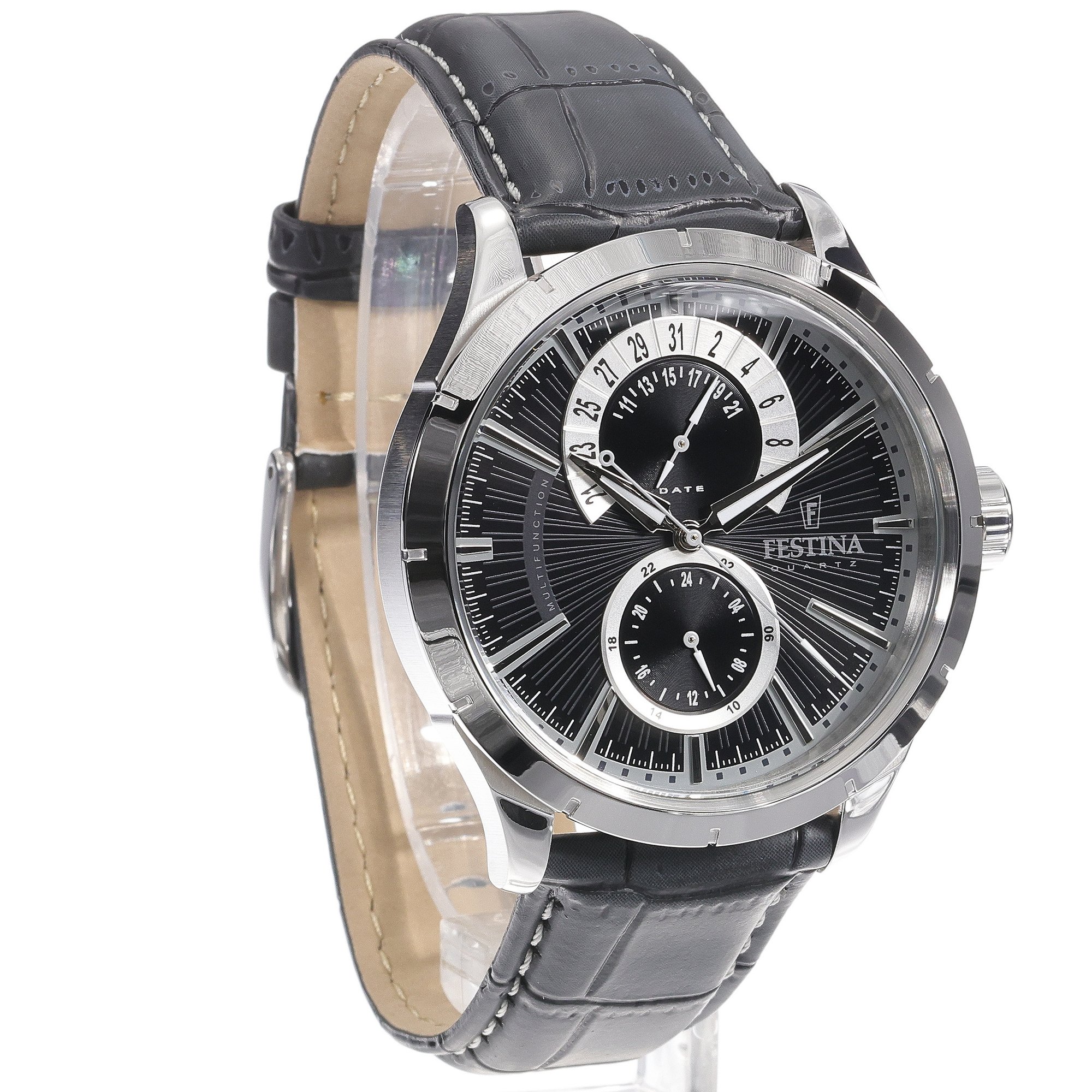Festina F16573-3 Multifunction Trend klasyczny zegarek srebrny