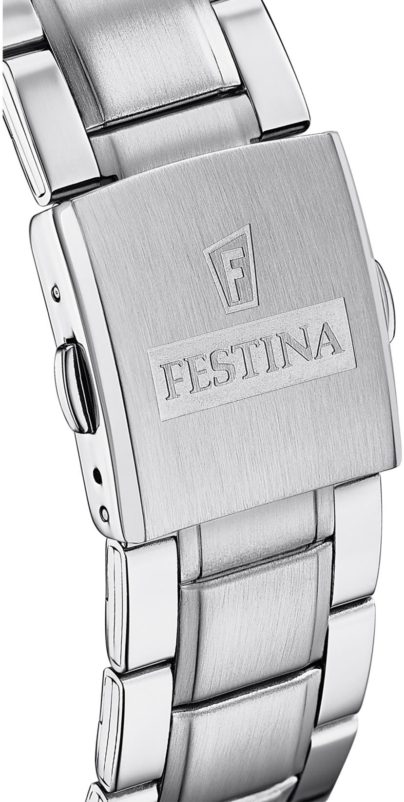 Festina F16759-3 Chronograph Chronograf sportowy zegarek srebrny - miniatura 7