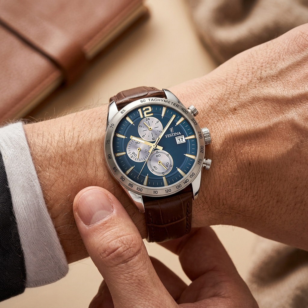 Festina F16760-7 zegarek męski Classic - miniatura 2