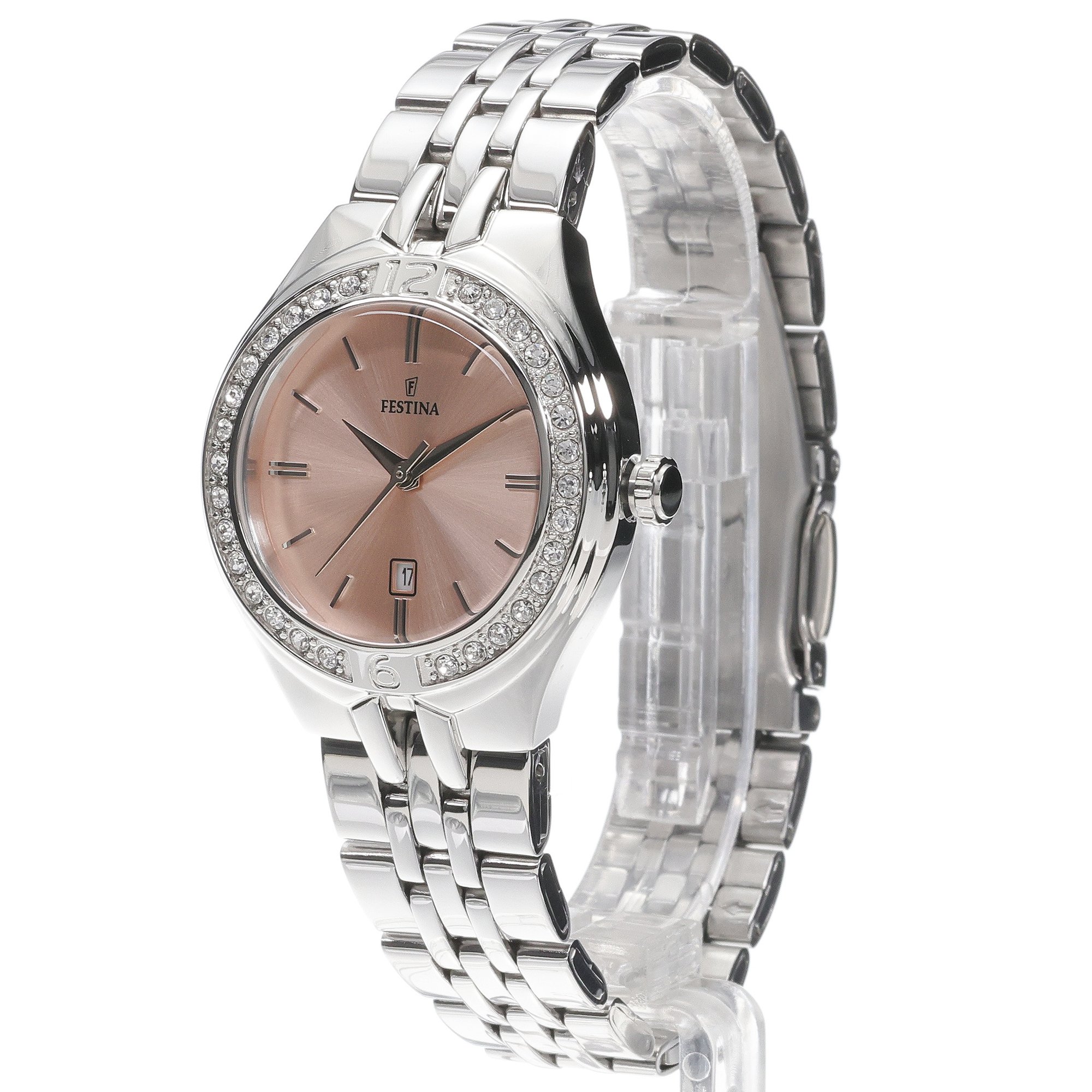 Festina F16867-6 zegarek srebrny fashion-modowy Classic bransoleta - miniatura 2