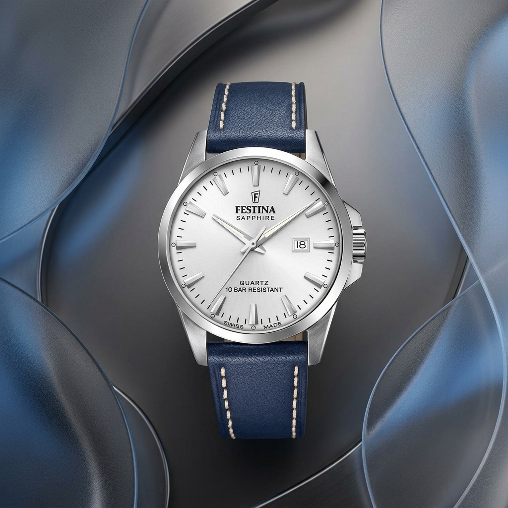 Festina F20025-2 męski zegarek Swiss Made pasek