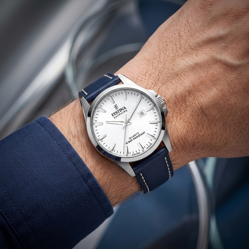 Festina F20025-2 Swiss Made Classics zegarek klasyczny Swiss Made