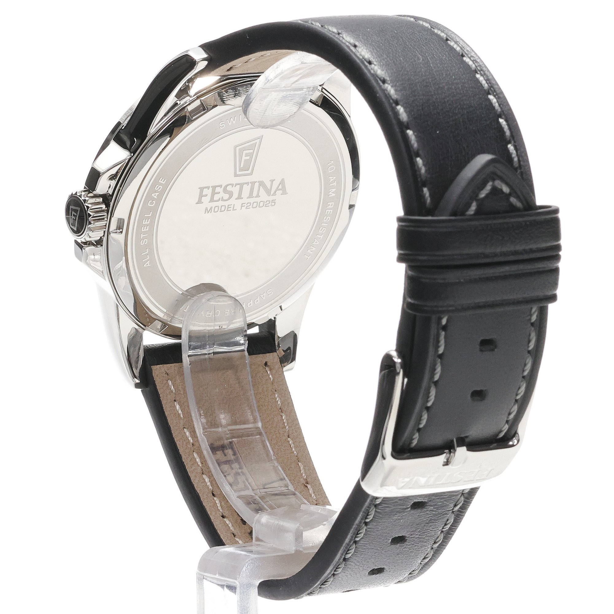 Festina F20025-6 męski zegarek Swiss Made pasek - miniatura 4