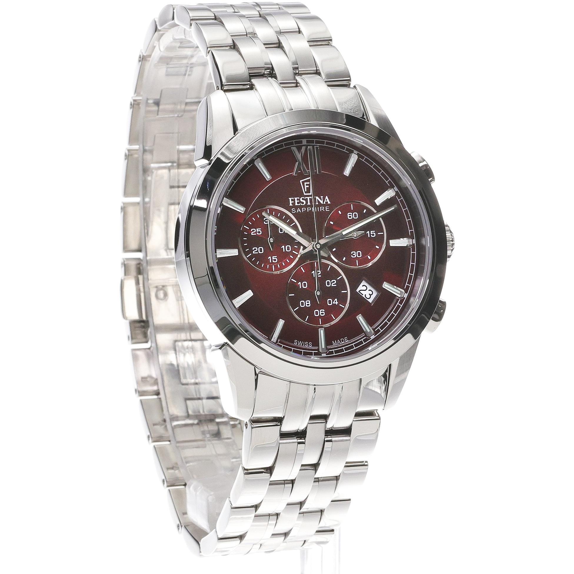 Festina F20040-5 Sport Sport Chrono zegarek męski sportowy szafirowe - miniatura 7