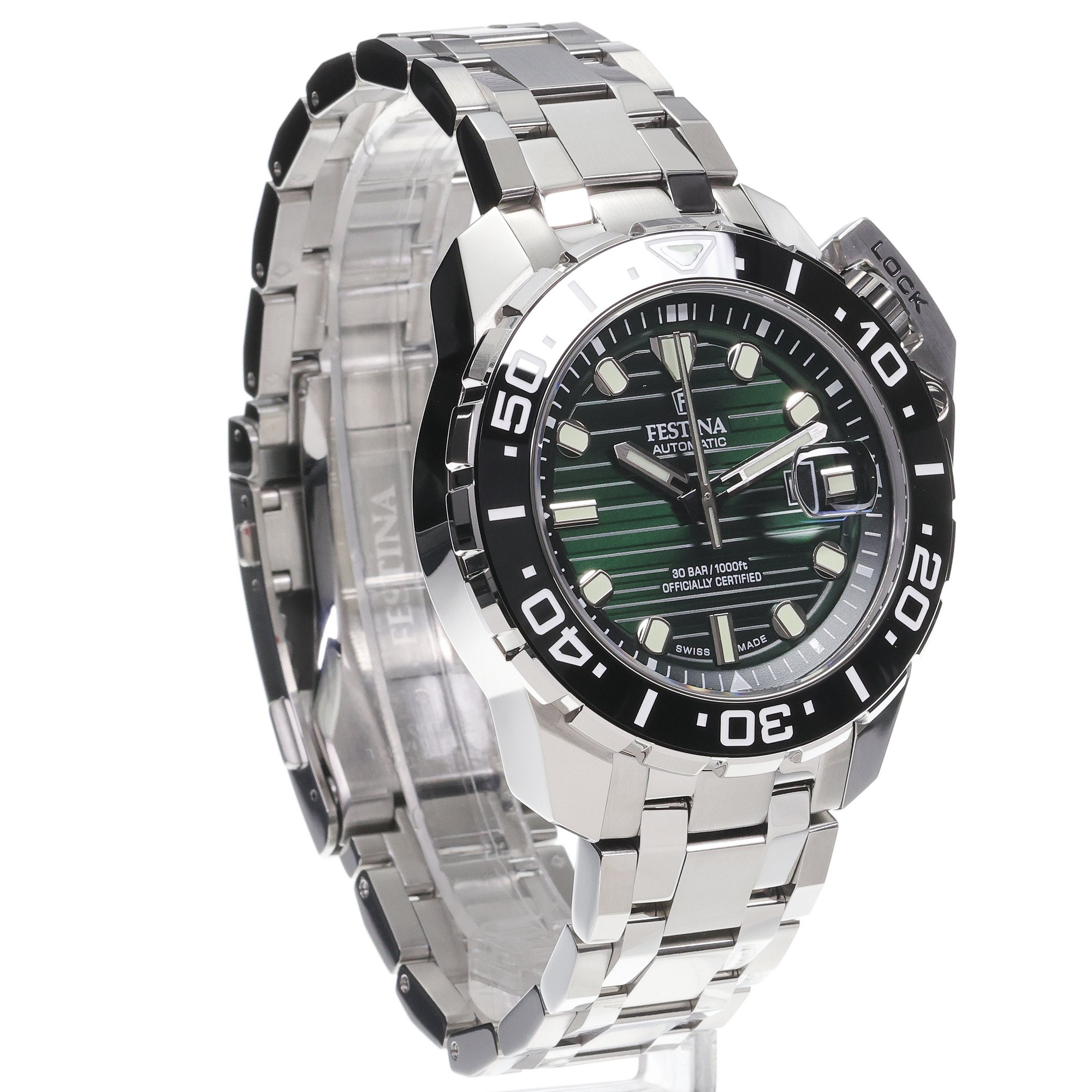 Festina F20043-4 The Originals SET Automatic klasyczny zegarek srebrny