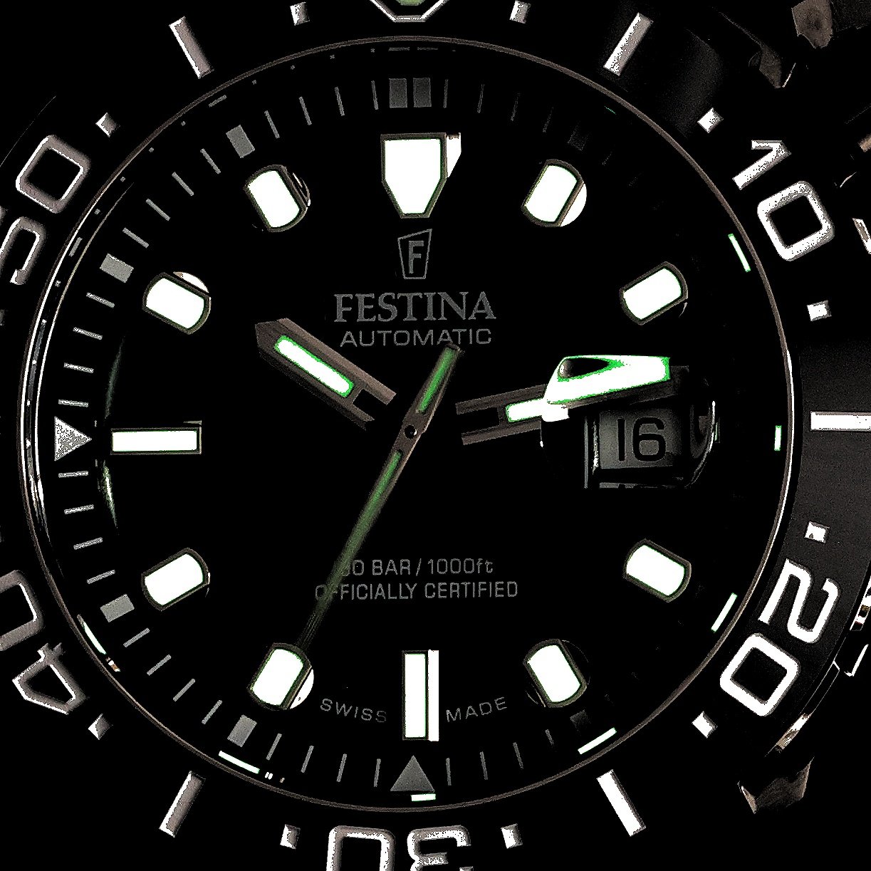 Festina F20043-4 zegarek męski Automatic srebrny