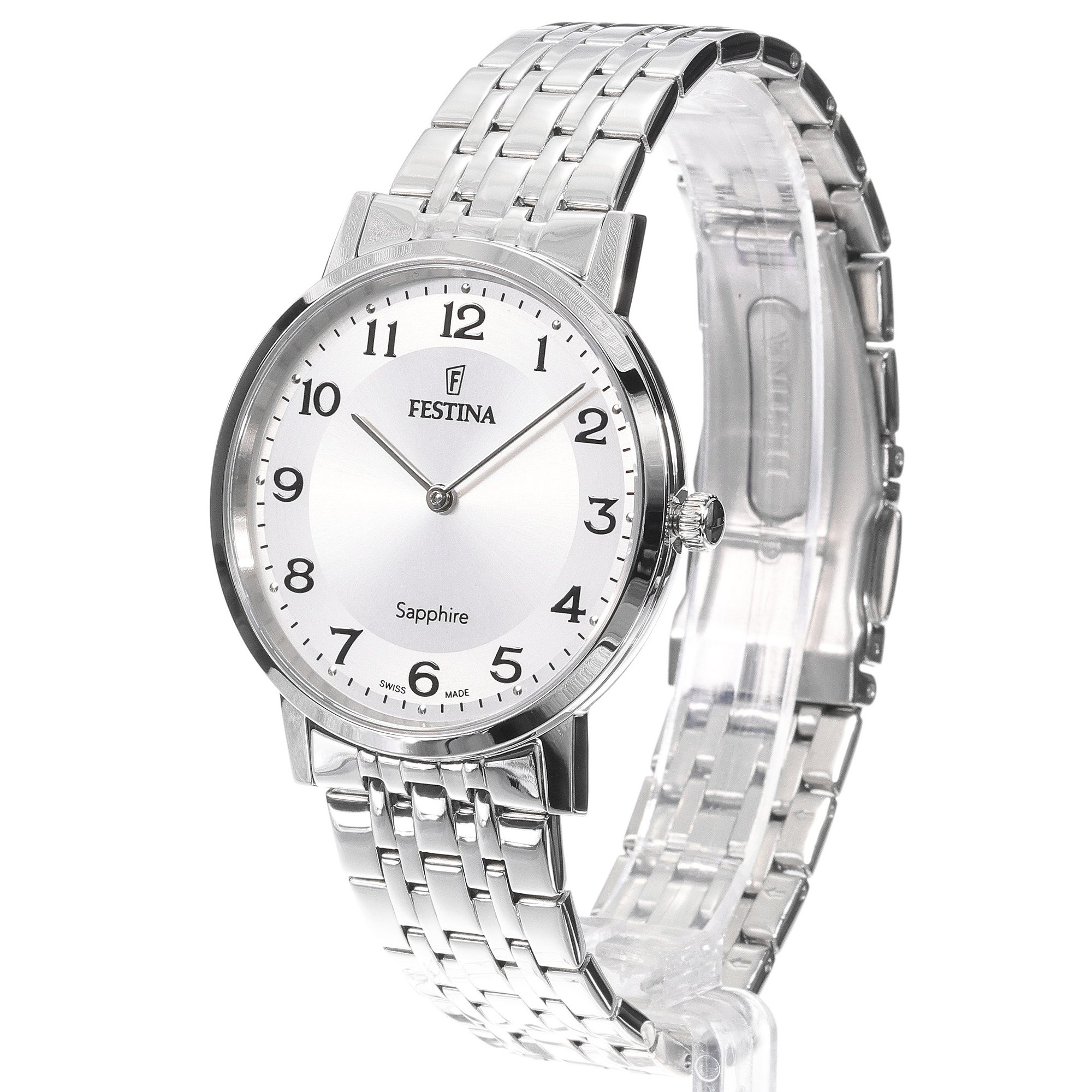 Festina F20045-1 zegarek klasyczny Swiss Made