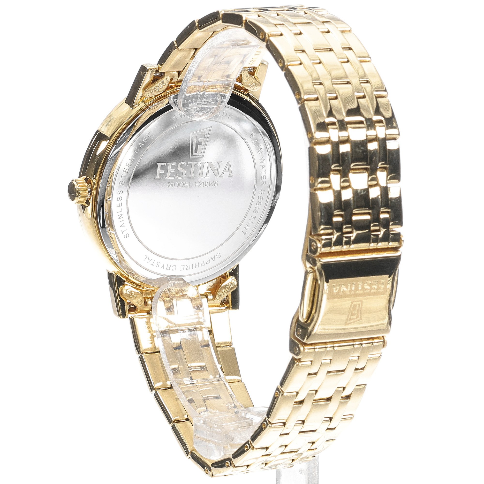 Festina F20046-5 męski zegarek Swiss Made bransoleta