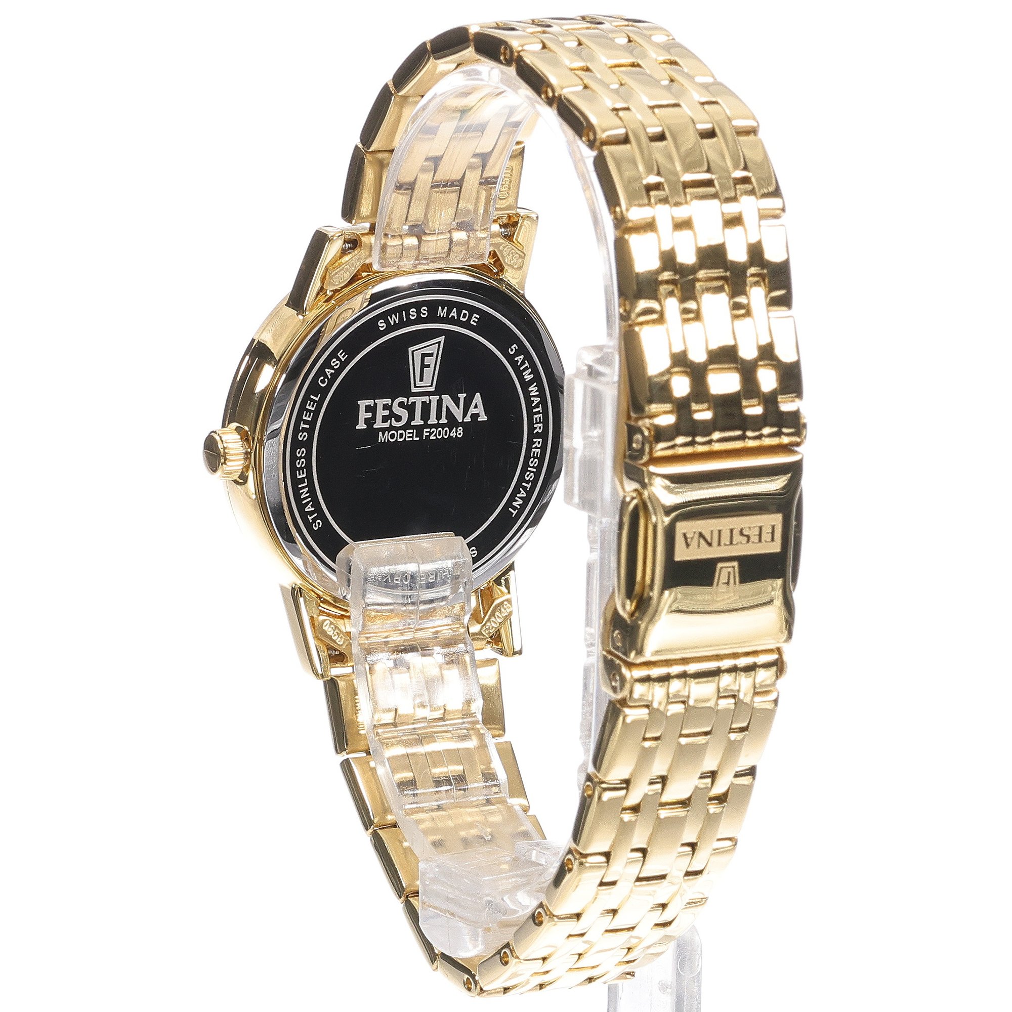 Festina F20048-1 damski zegarek Swiss Made bransoleta