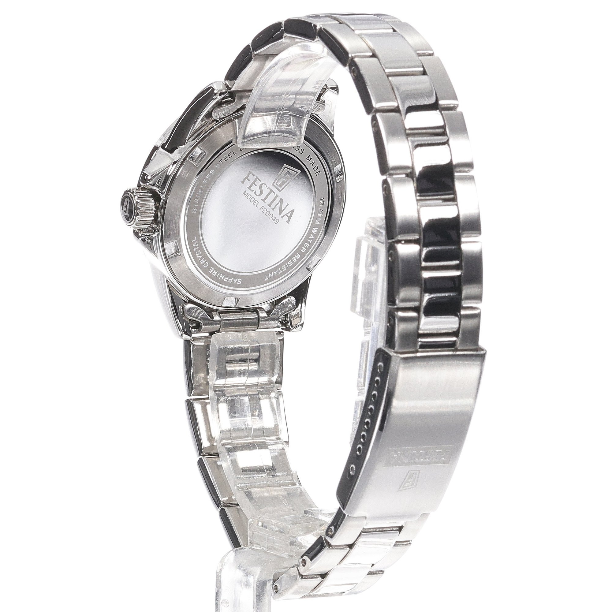 Festina F20049-1 damski zegarek Classic bransoleta