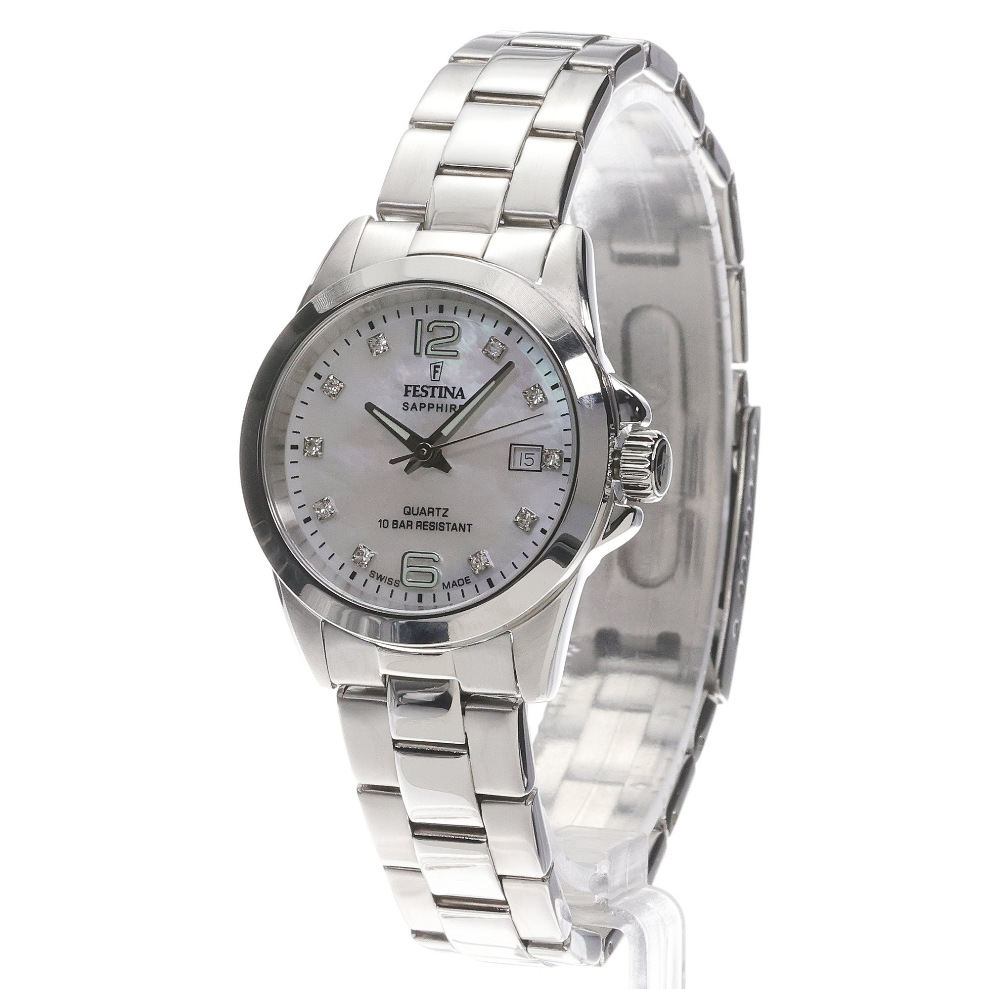 Festina F20049-7 damski zegarek Classic bransoleta