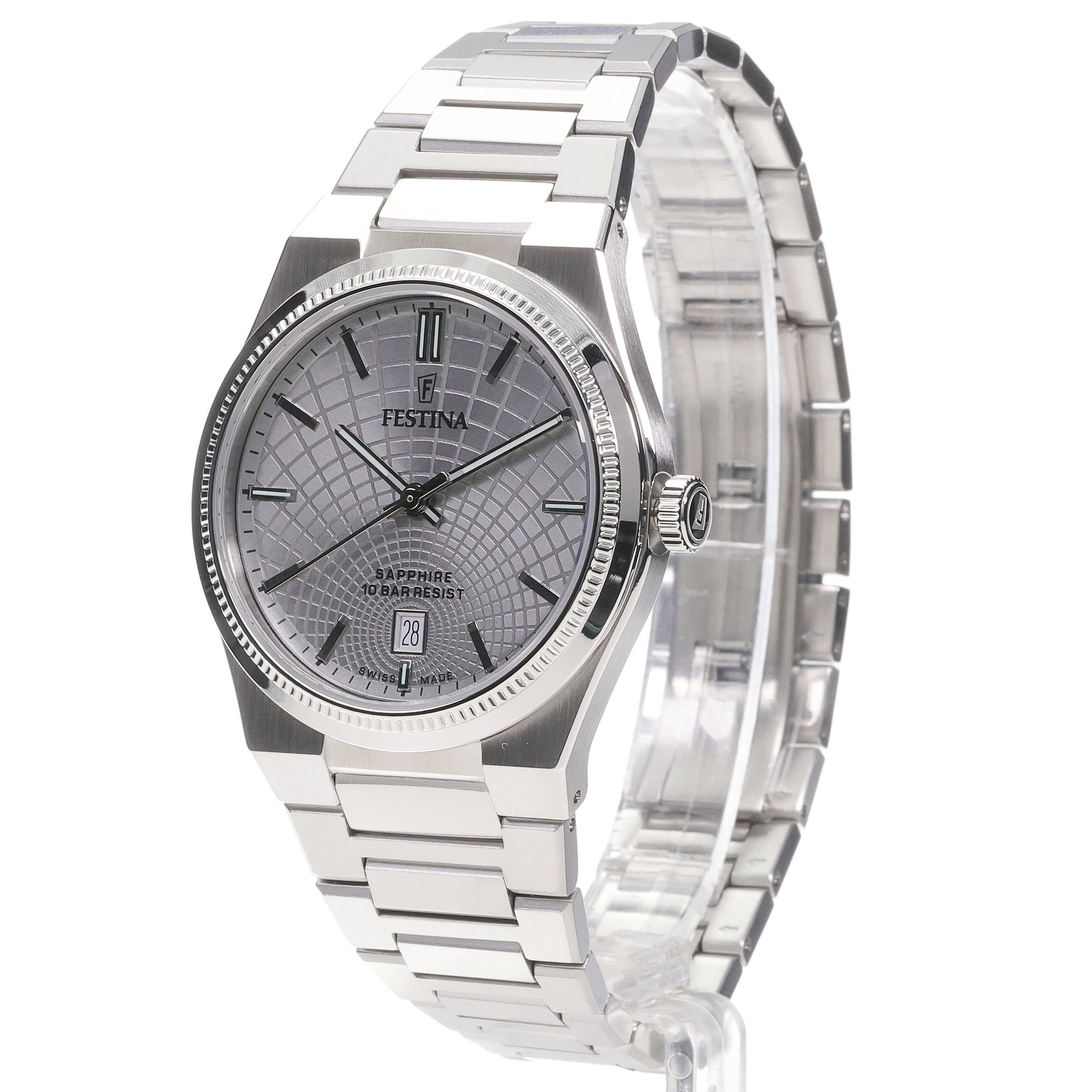 Festina F20051-2 Swiss Made Rive zegarek klasyczny Swiss Made - miniatura 2