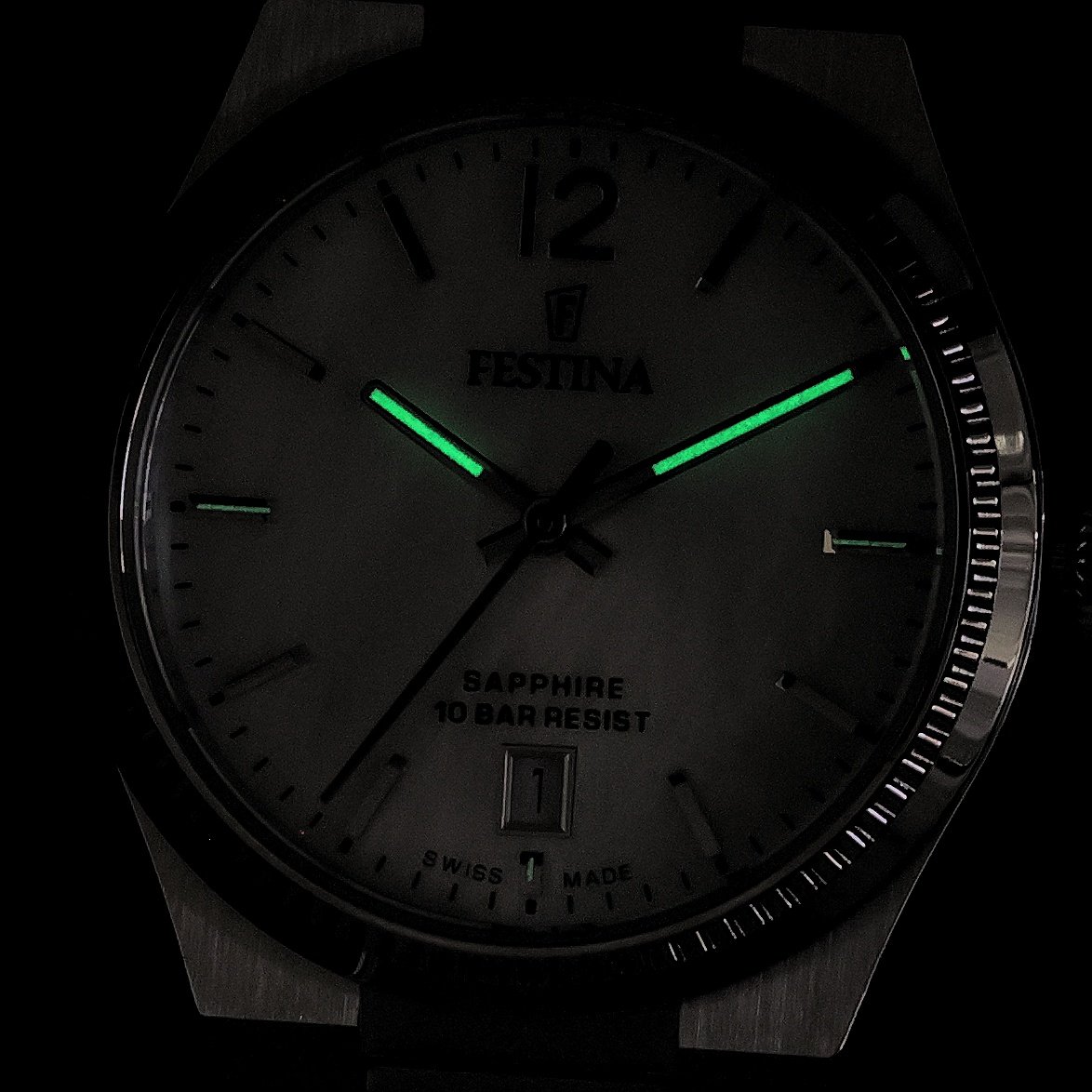 Festina F20052-1 zegarek srebrny klasyczny The Originals bransoleta