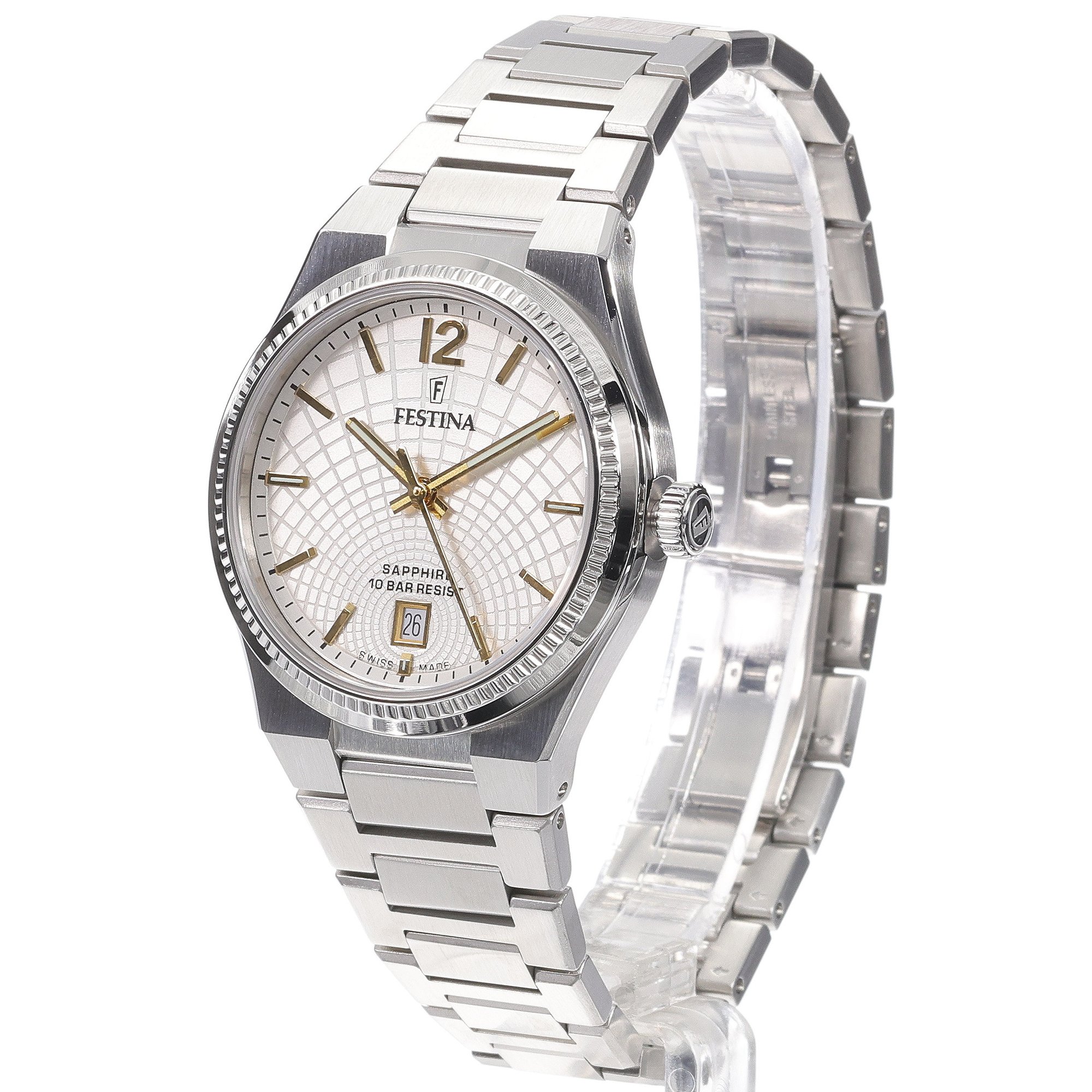 Festina F20052-2 Swiss Made Rive zegarek klasyczny Swiss Made - miniatura 2