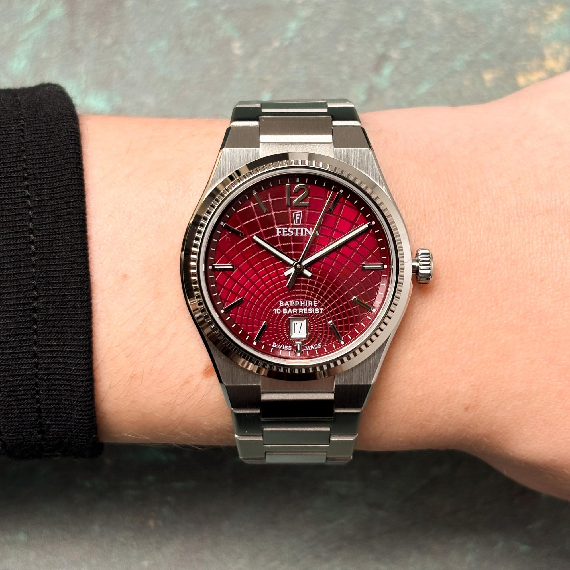 Festina F20052-9 damski zegarek Swiss Made bransoleta - miniatura 7