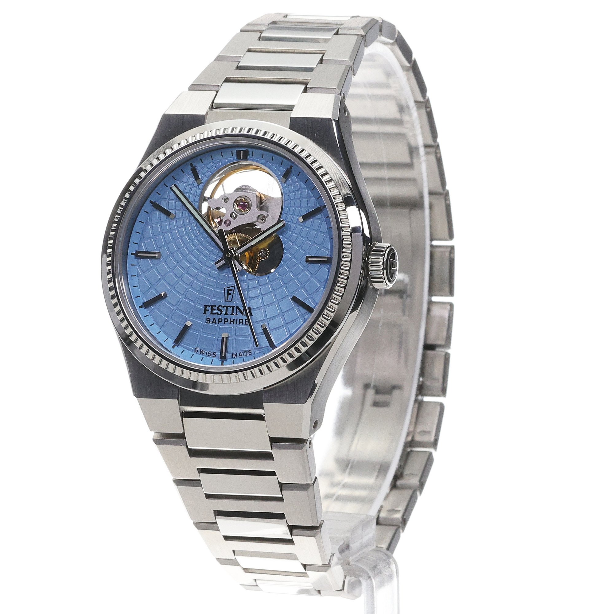 Festina F20054-4 Automatic Rive Automatic Swiss Made zegarek damski klasyczny szafirowe