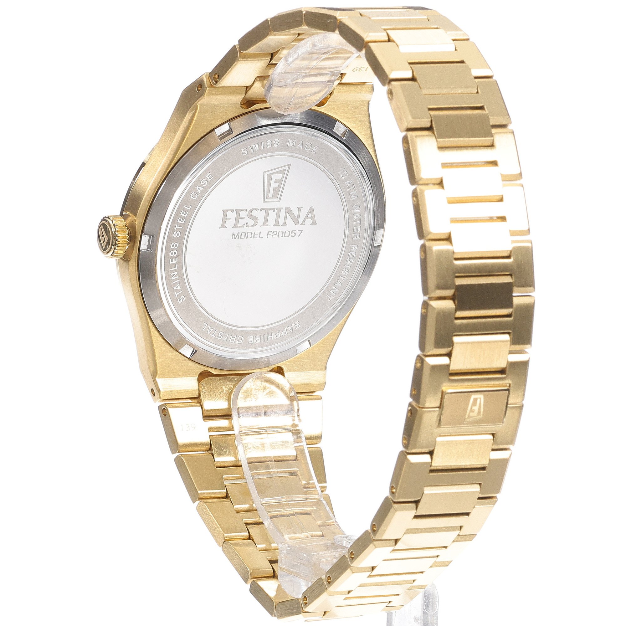 Festina F20057-1 damski zegarek Swiss Made bransoleta