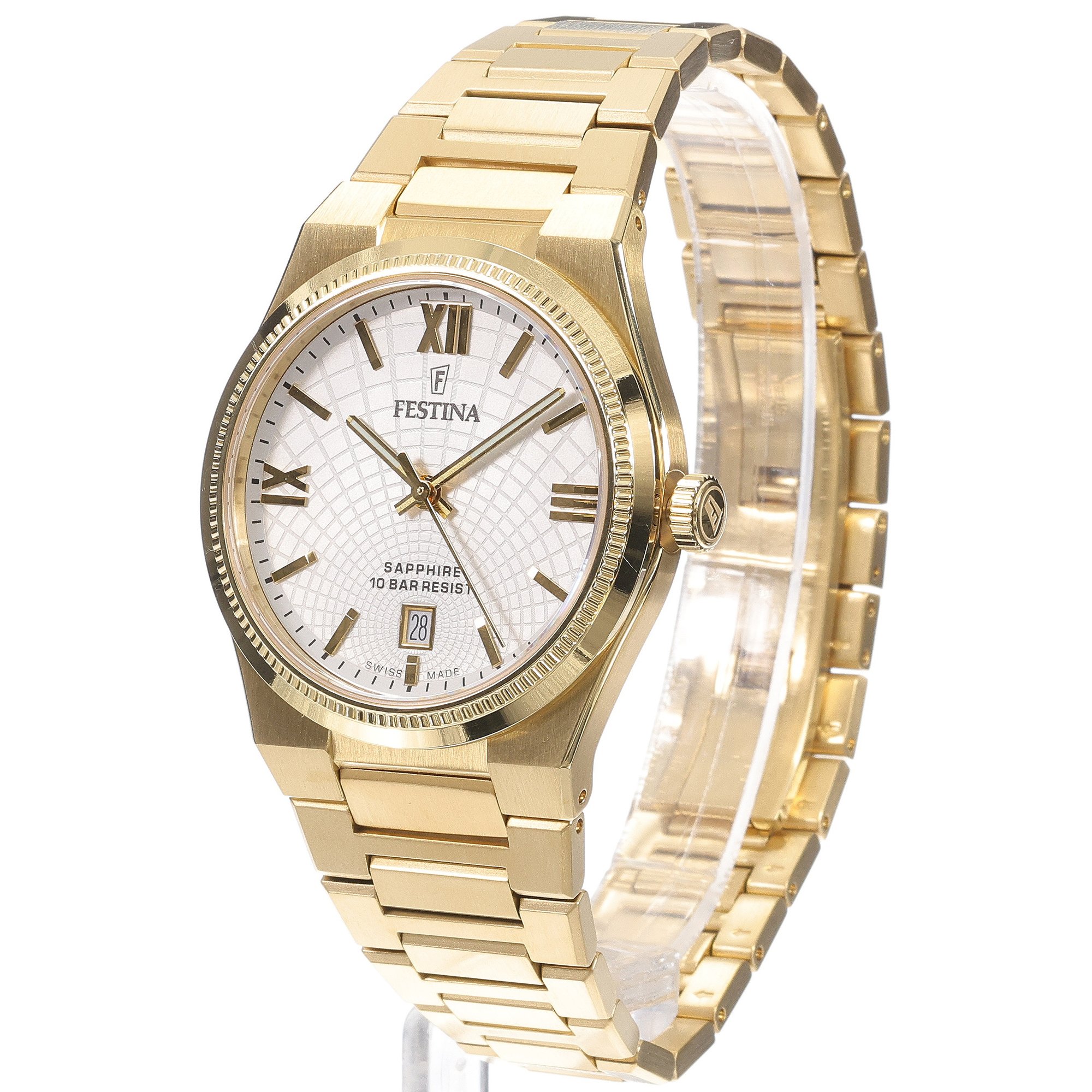 Festina F20057-1 Swiss Made Rive zegarek klasyczny Swiss Made